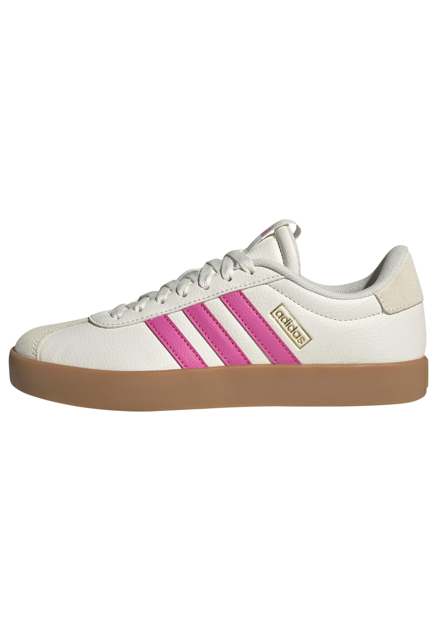 Adidas VL Court 3.0 Femme Core White Pulse Magenta Gold Met F