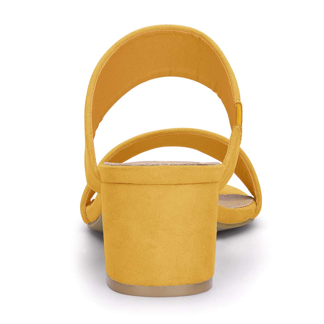 Sandales Femme Bout Ouvert Jaune E