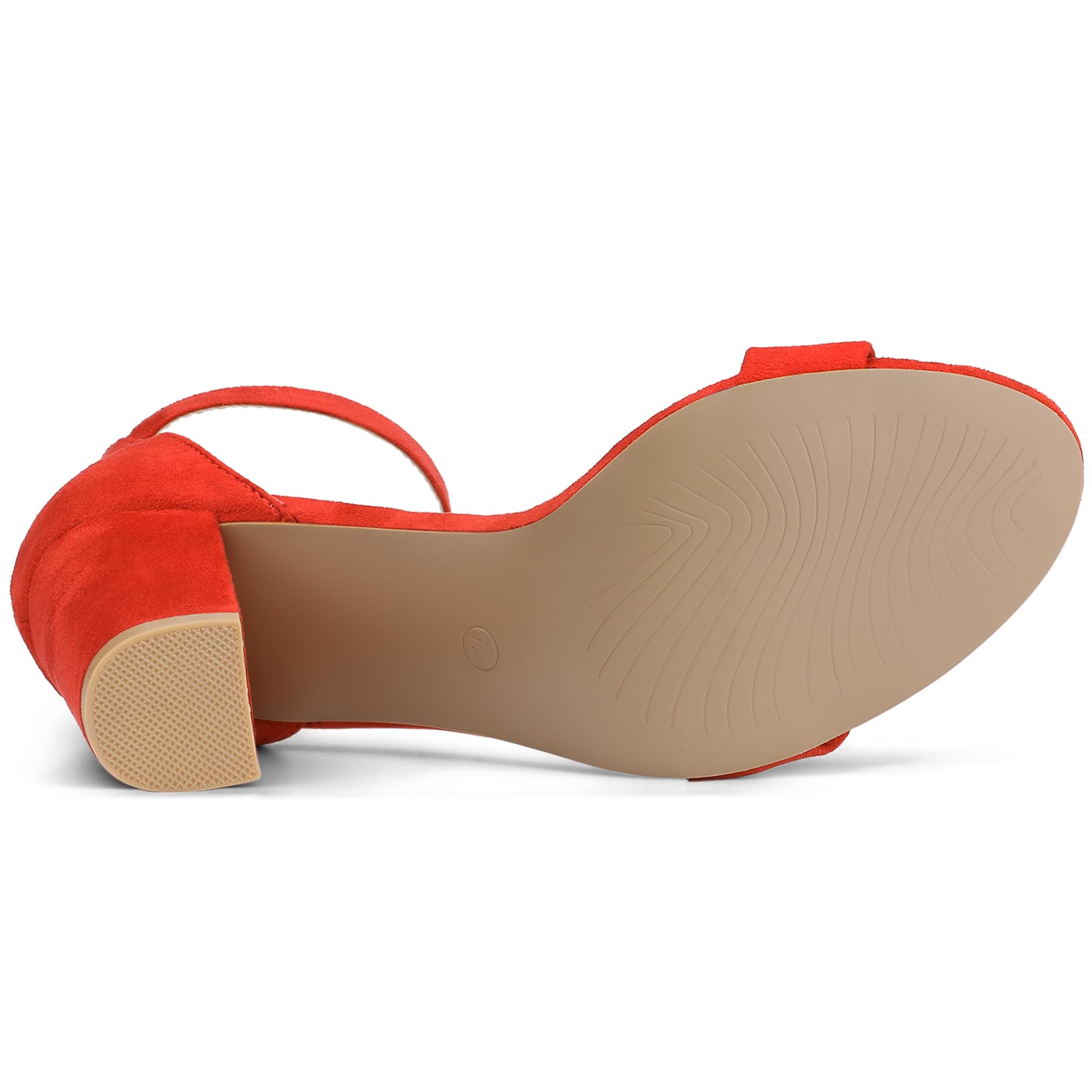 Sandales Femme à Bout Ouvert Orange B