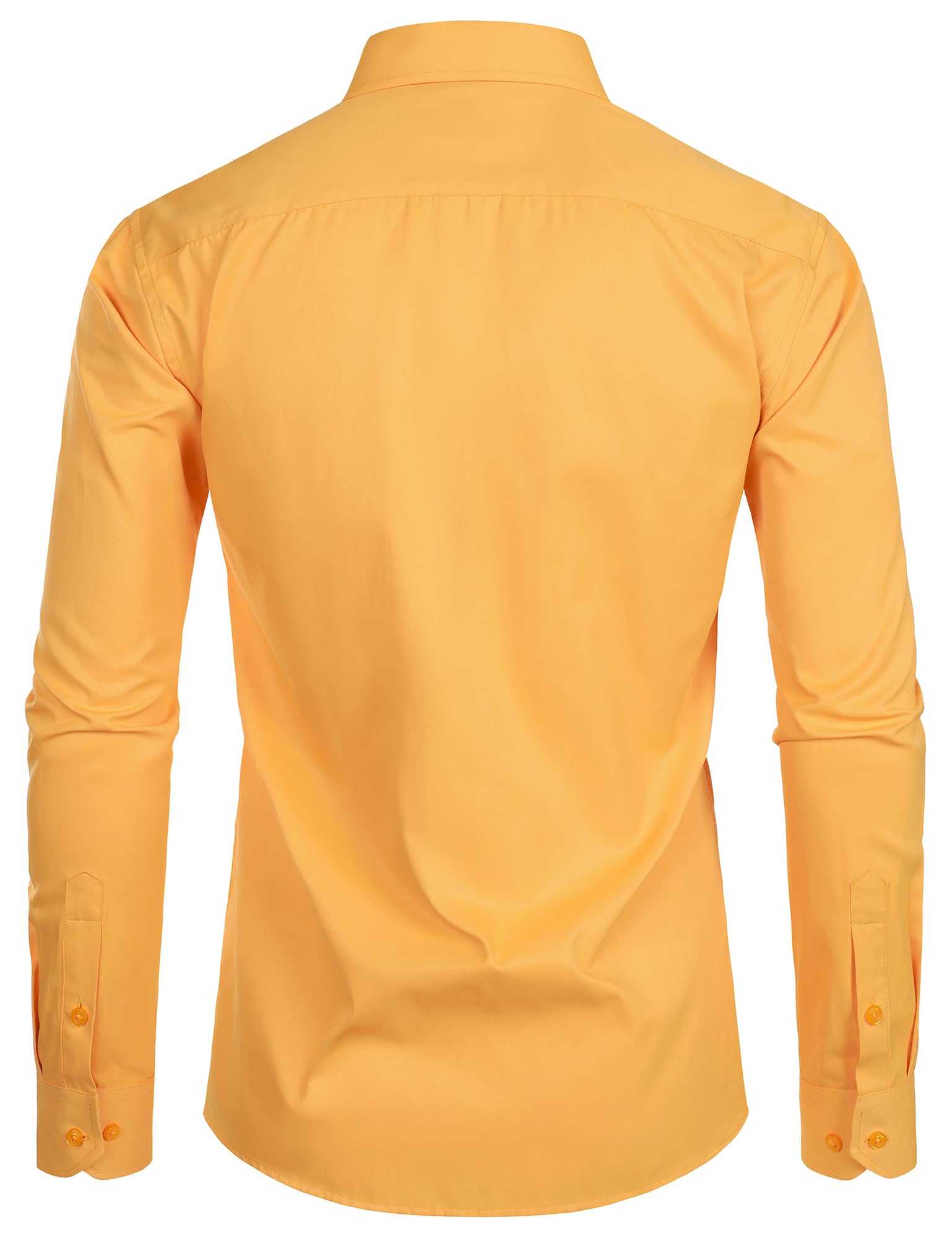 Chemise Homme Coupe Ajustée Or Jaune B
