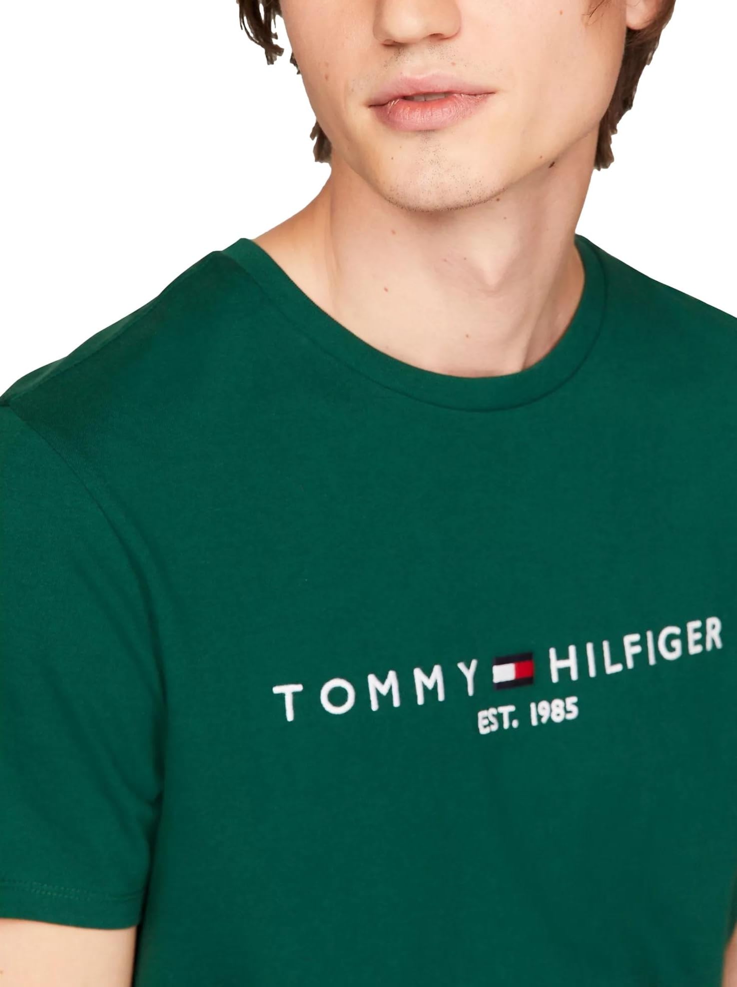 T-Shirt Tommy Hilfiger Vert Chasseur F