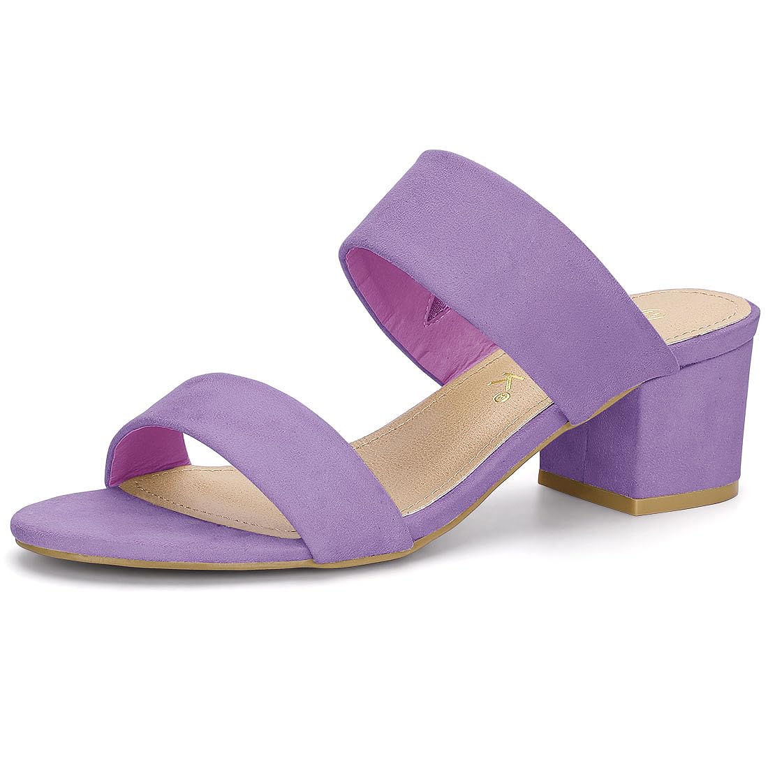 Sandales Femme Bout Ouvert Mauve E