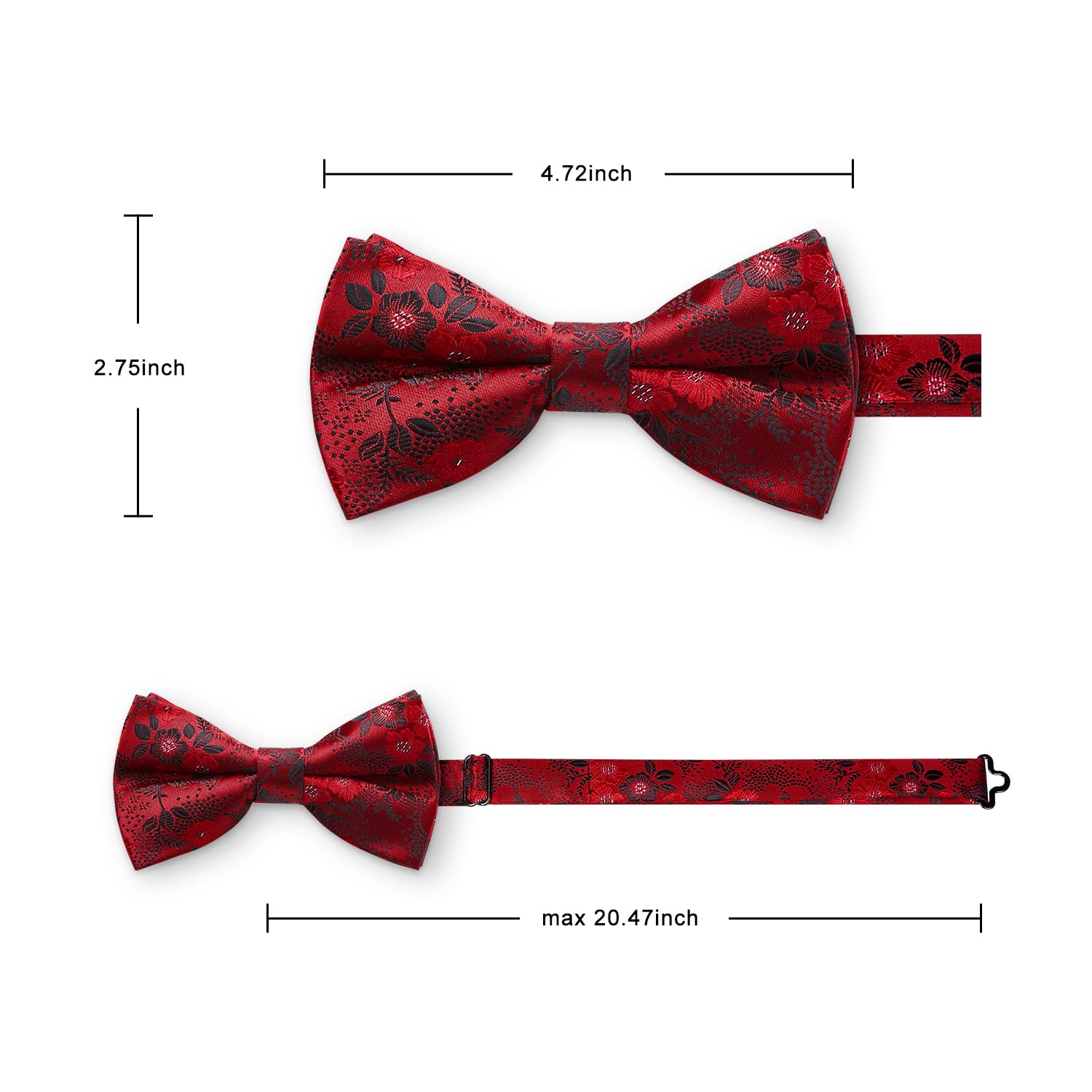 Nœud Papillon D Rouge-3 G