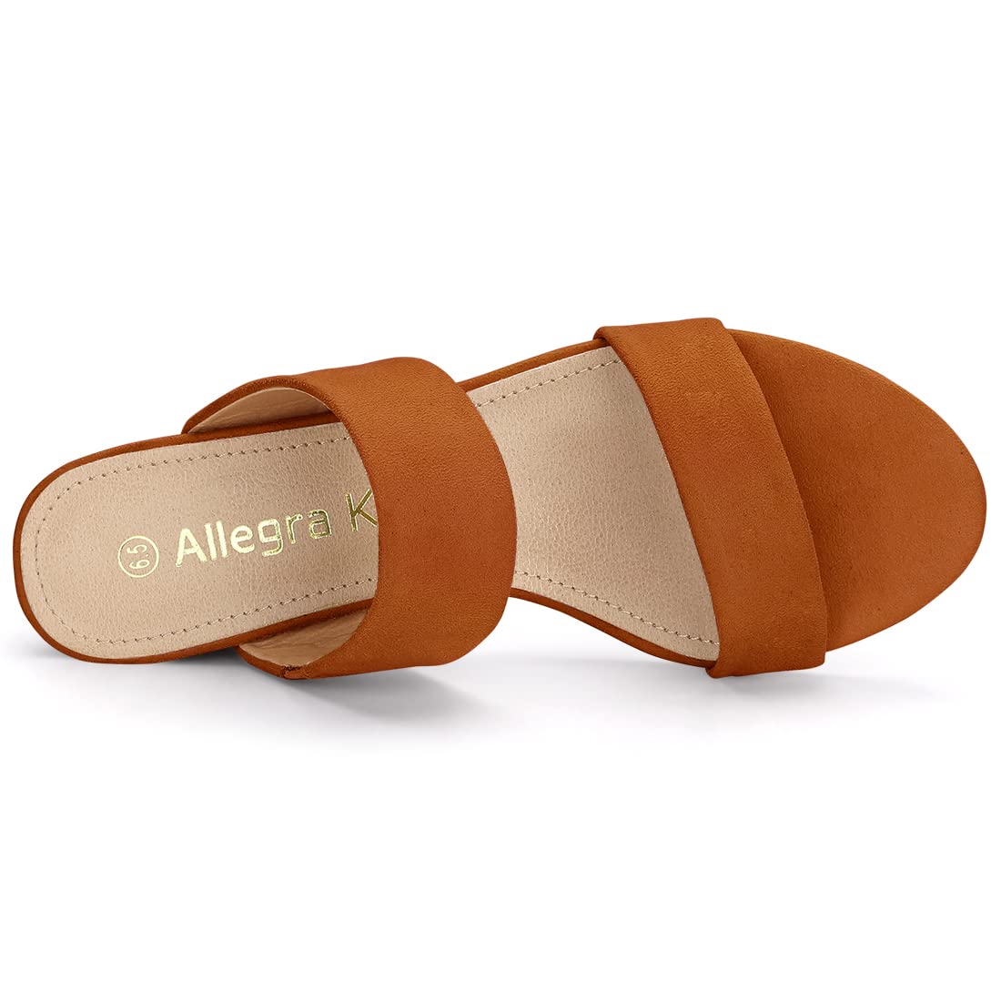 Sandales Femme Bout Ouvert Orange E