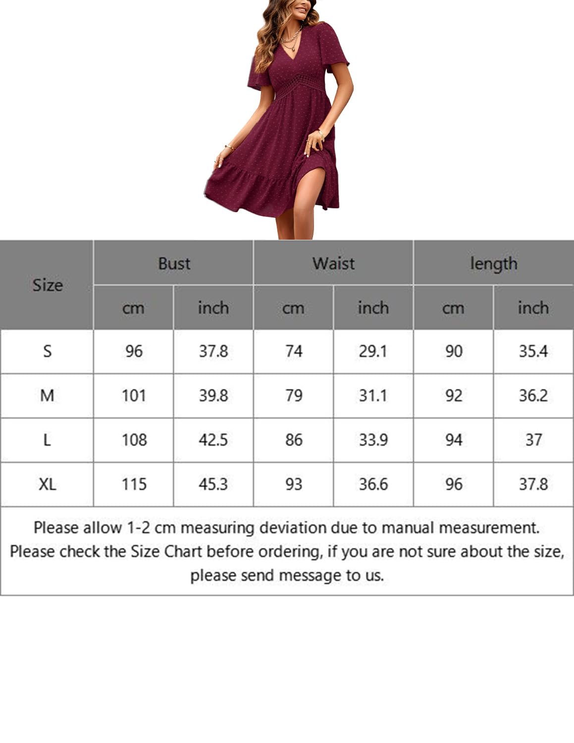 Robe d’Été Femme A-Rouge I