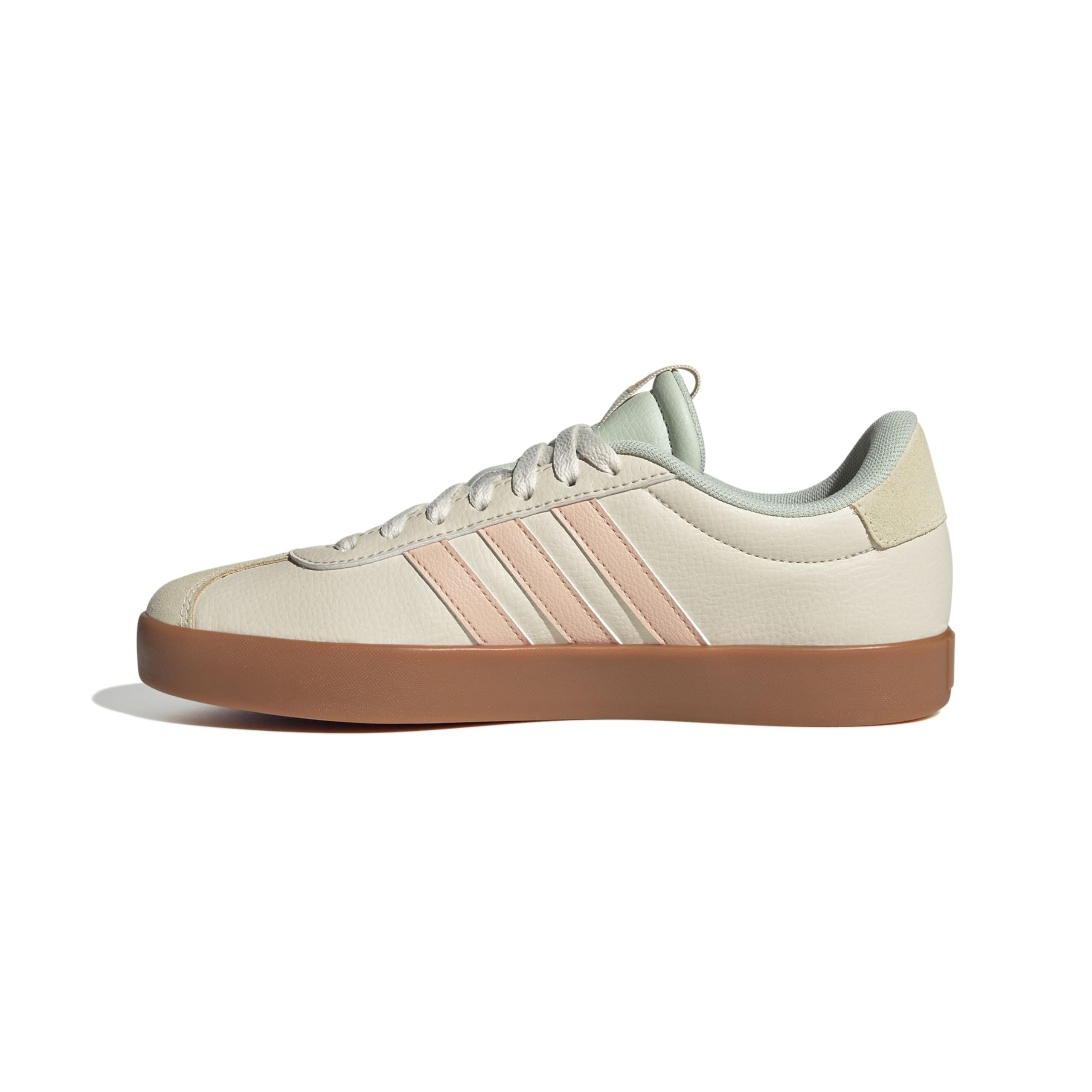 Adidas VL Court 3.0 Femme Wonder White Powder Coral Linen Green F