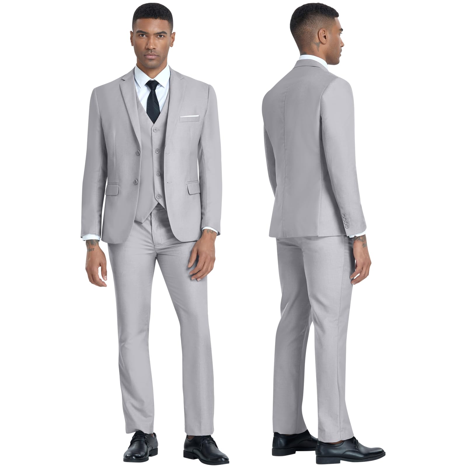 Costume Homme 3 Pièces Gris H