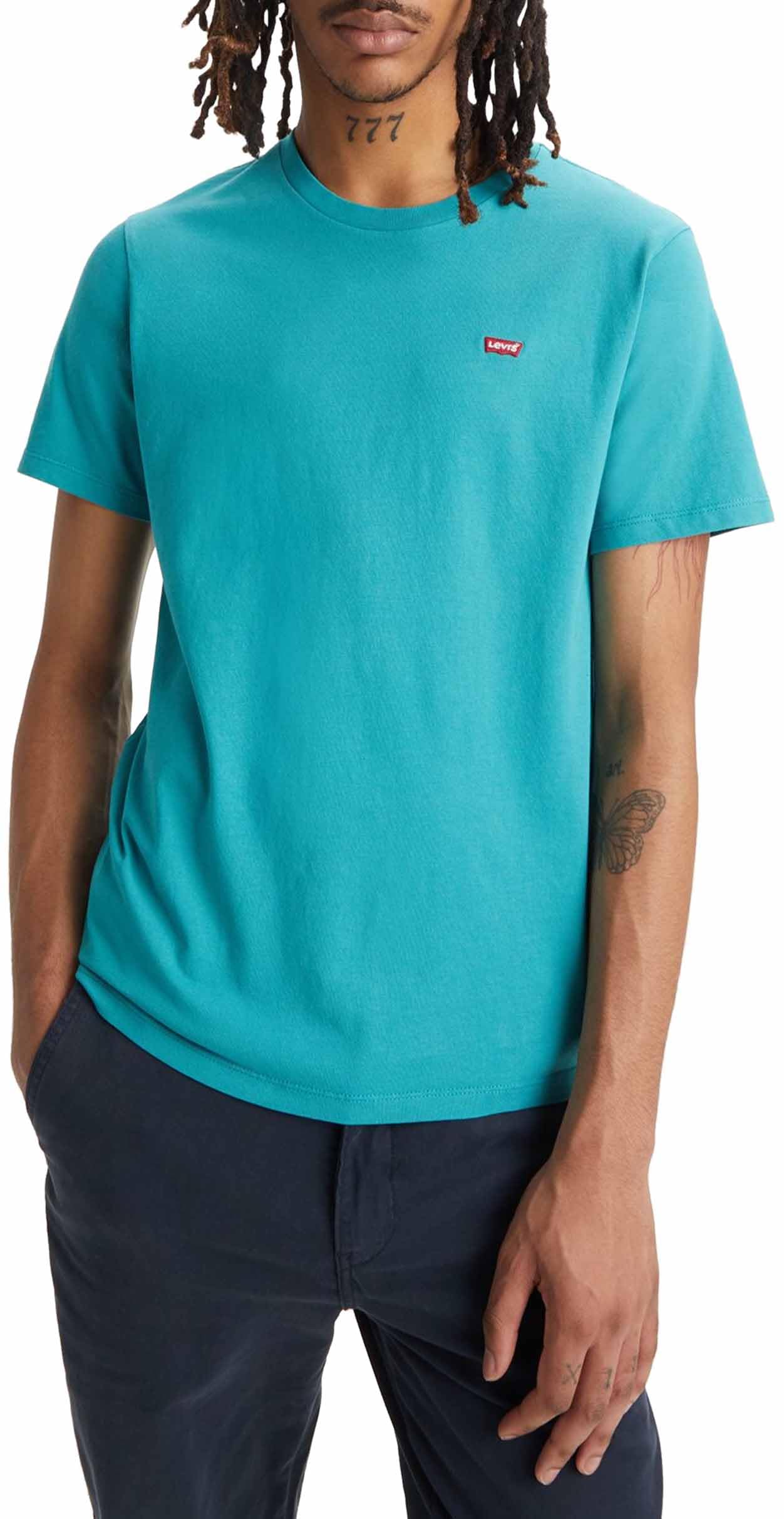 T-Shirt Levi’s Original Green Bleue Slate H