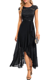 Robe Longue de Soirée Noir-1 H