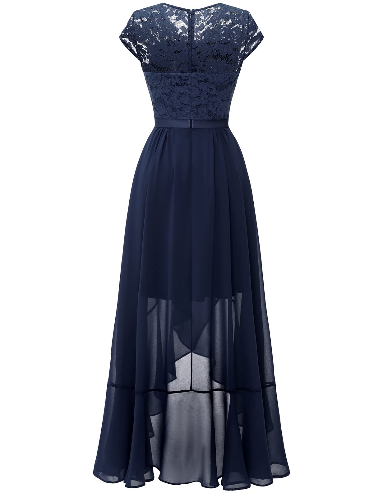 Robe Longue de Soirée 0 Bleu Marine H