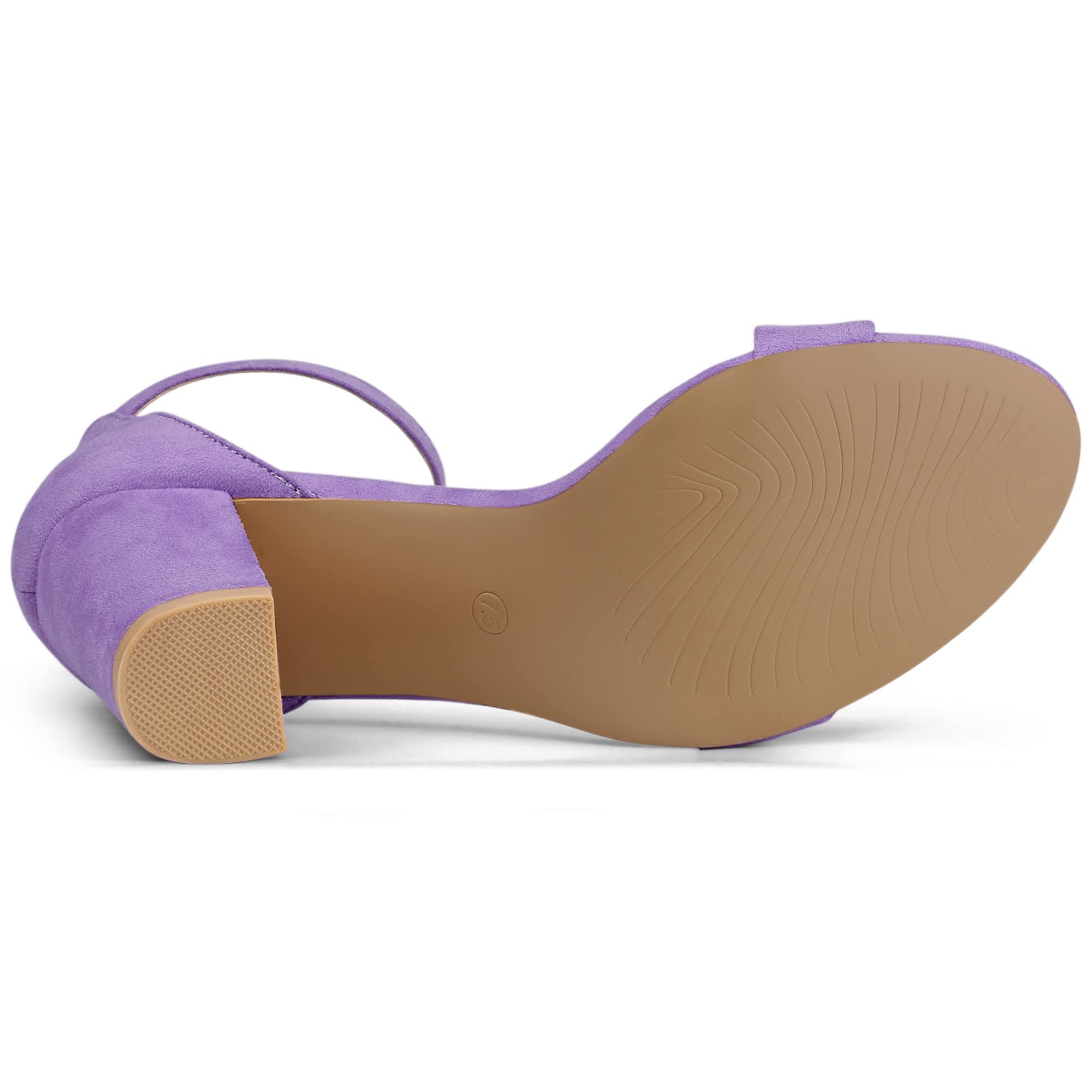 Sandales Femme à Bout Ouvert Mauve B