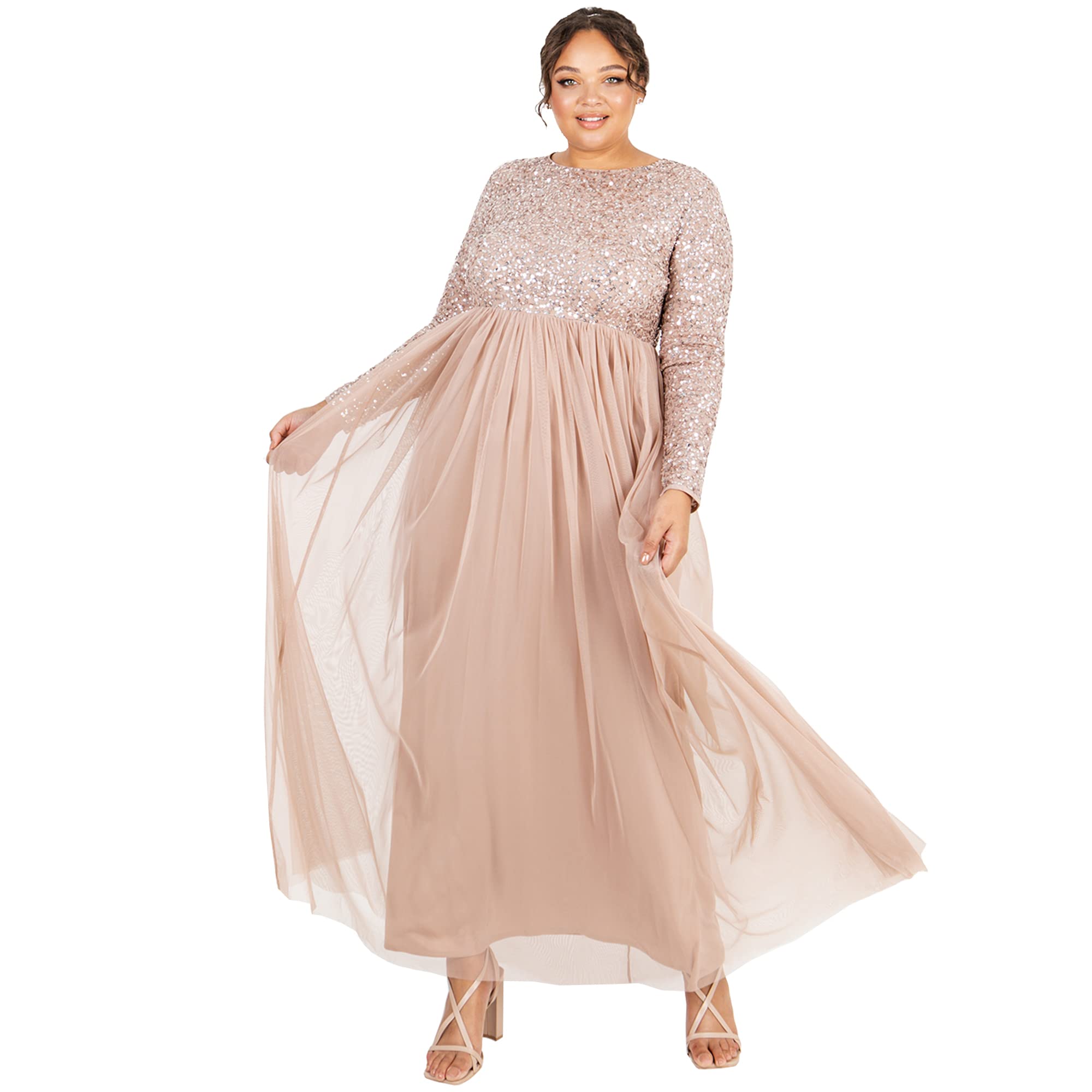 Robe Demoiselle d’Honneur Blush Taupe C
