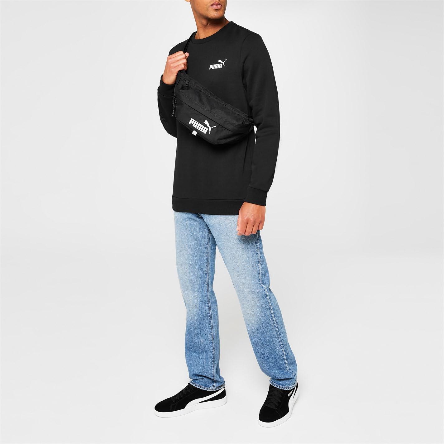 PUMA Smash Black White B