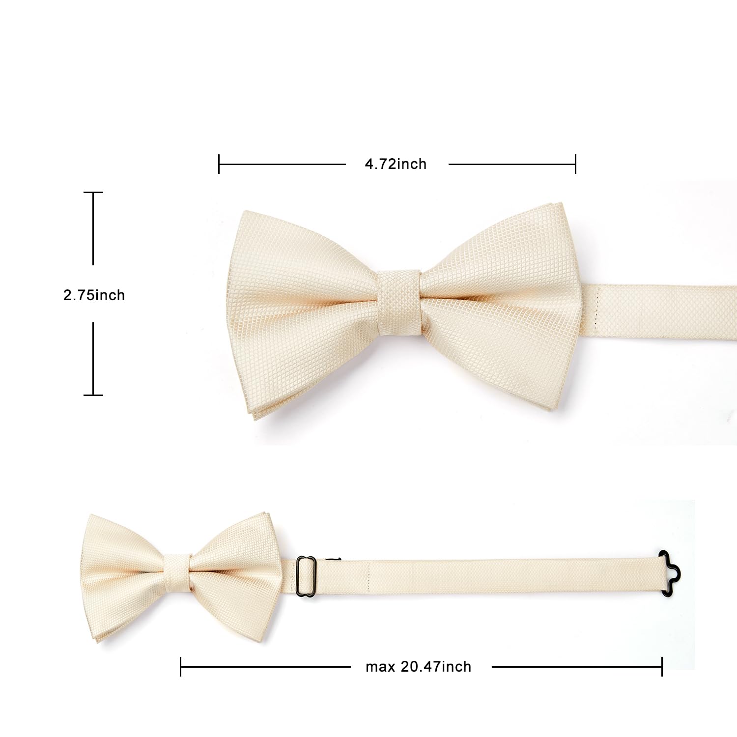 Nœud Papillon K Beige Champagne G