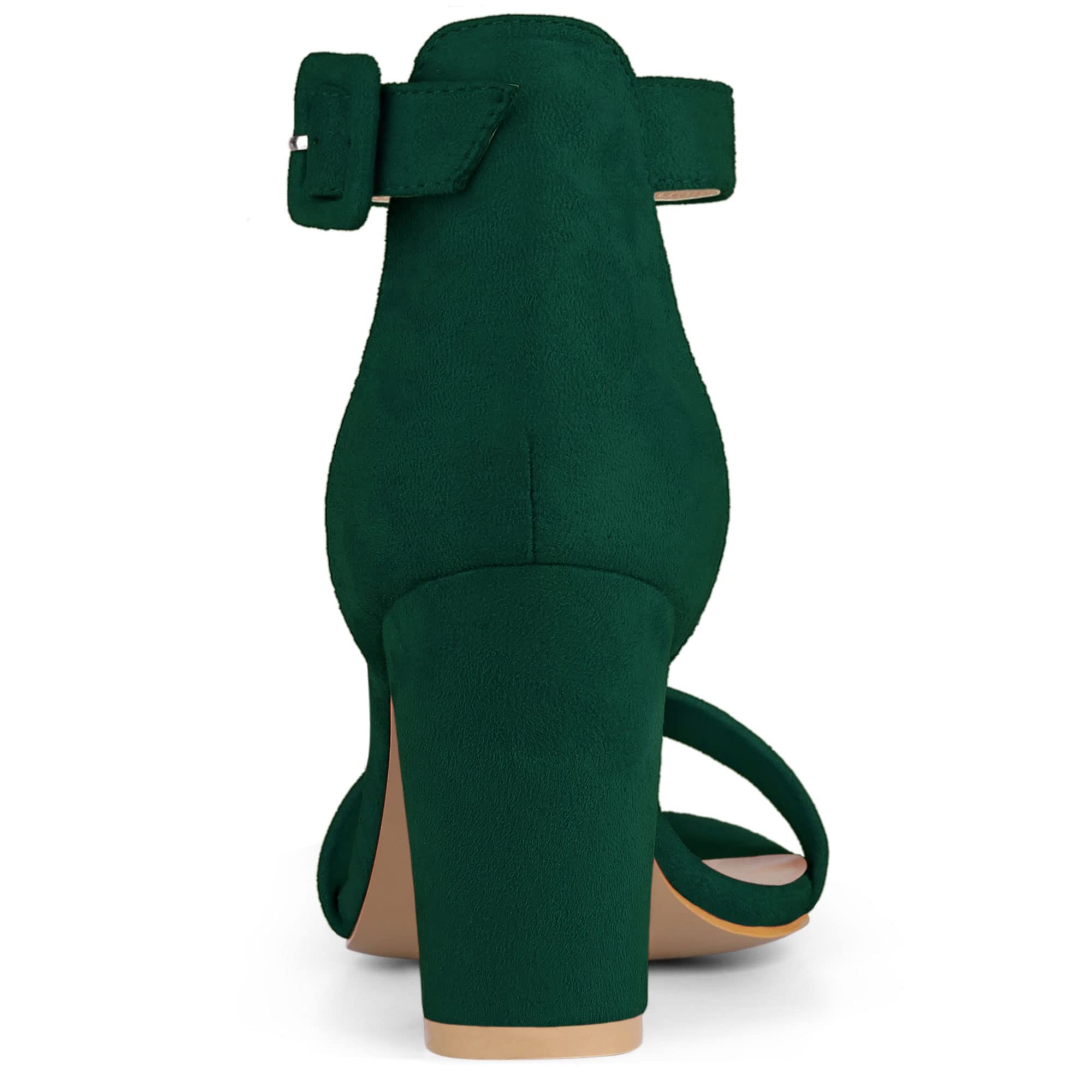 Sandales Femme à Bout Ouvert Vert B