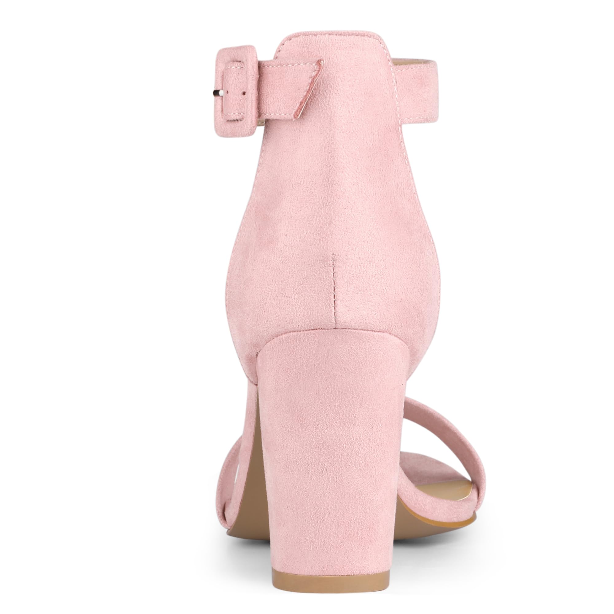 Sandales Femme à Bout Ouvert Rose Clair B