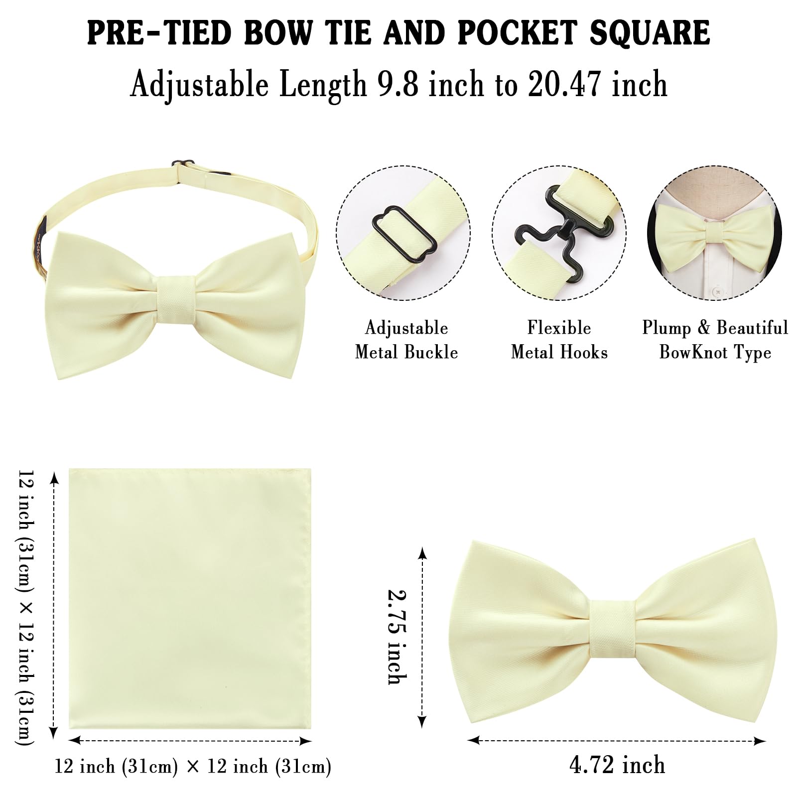 Nœud Papillon K Champagne-3 G