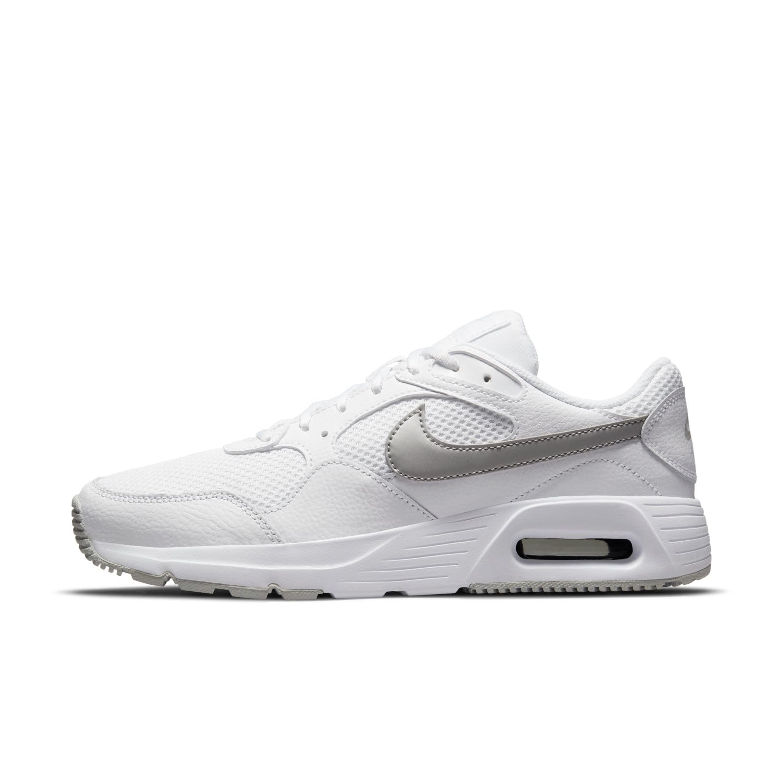 Nike Air Max SC Platine Métallique Blanc-100 J