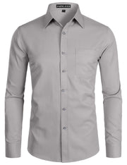 Chemise Homme Coupe Ajustée Gris B