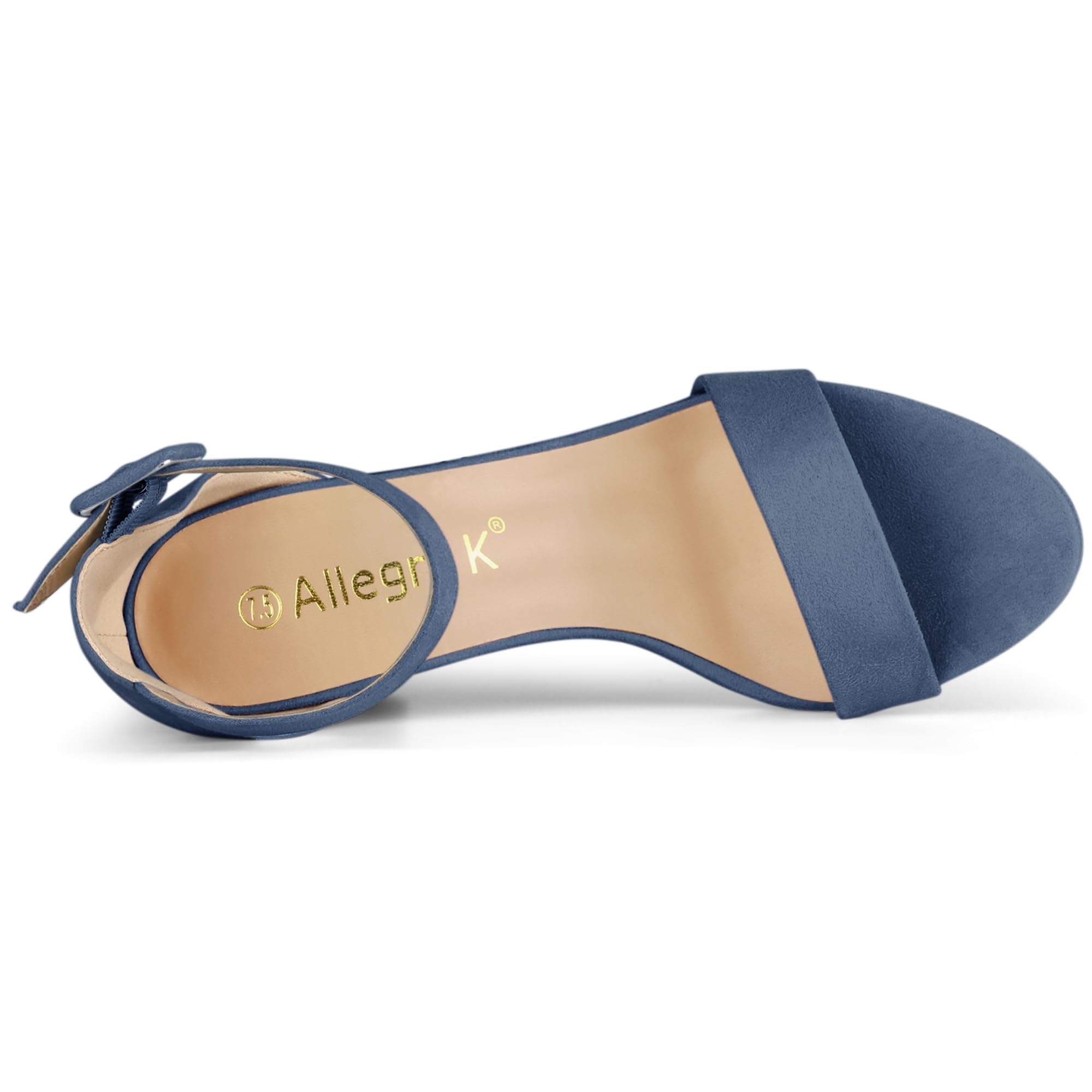 Sandales Femme à Bout Ouvert Dunstblau B