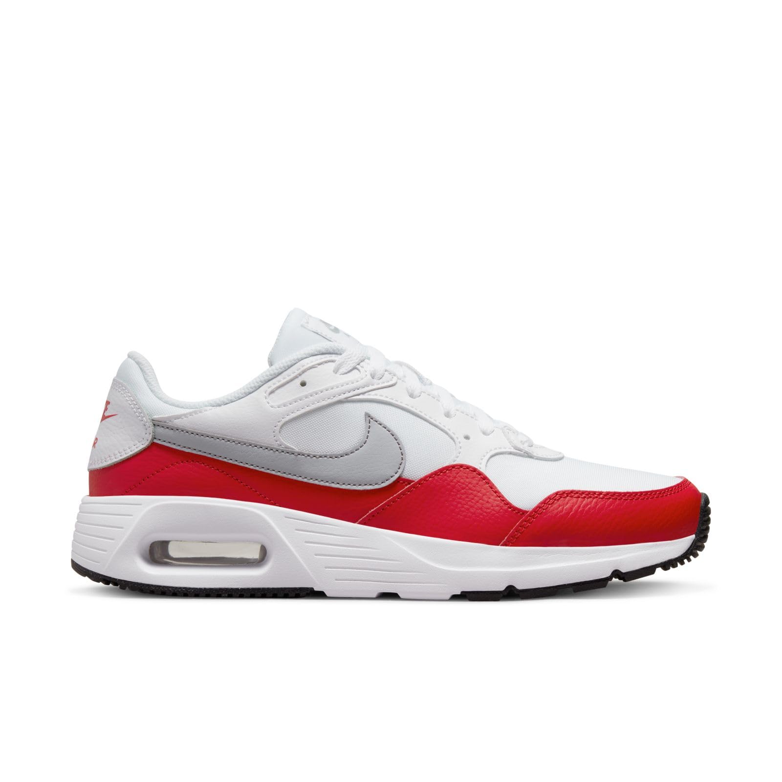 Nike Air Max SC White Wolf Grey University Red Black J