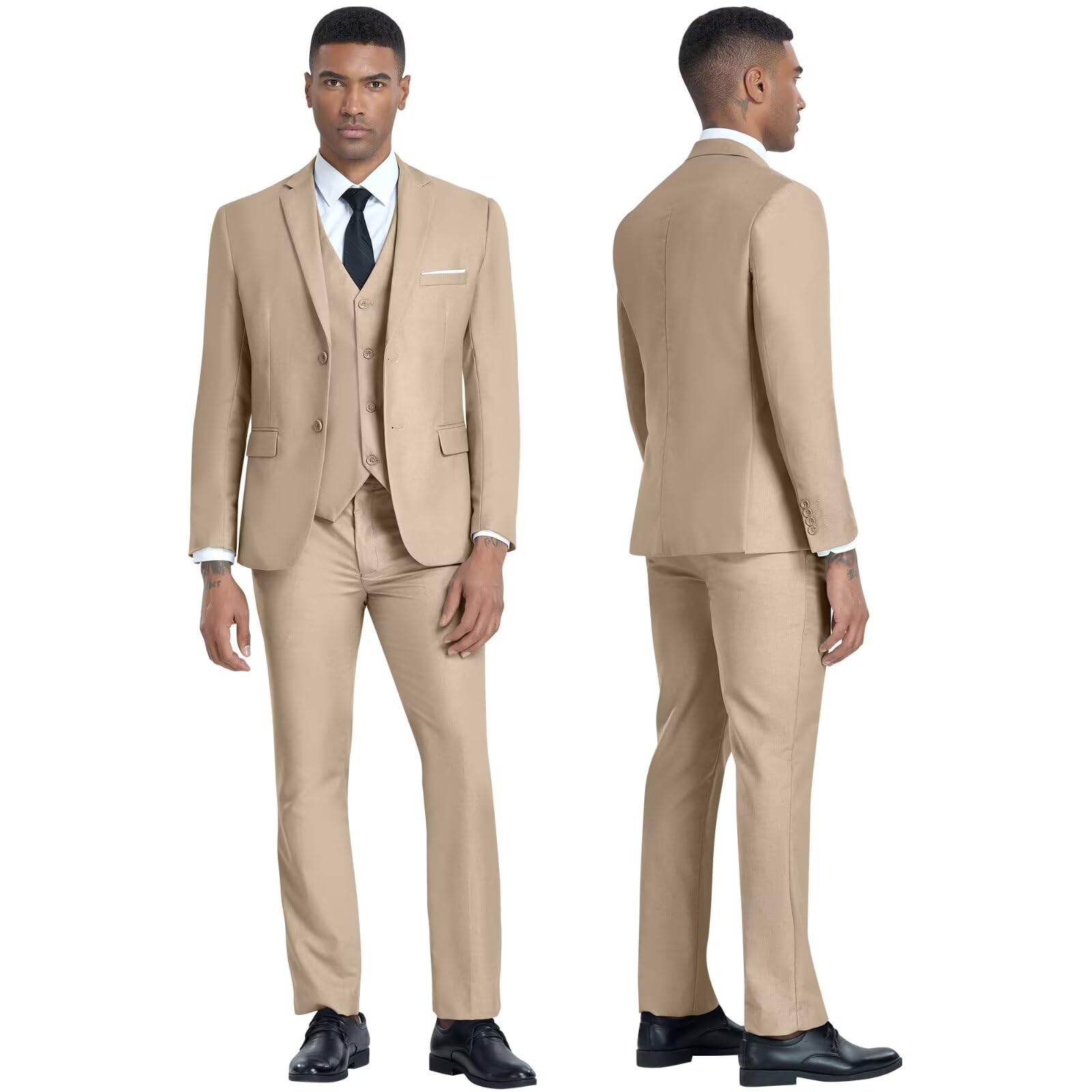 Costume Homme 3 Pièces Champagne H