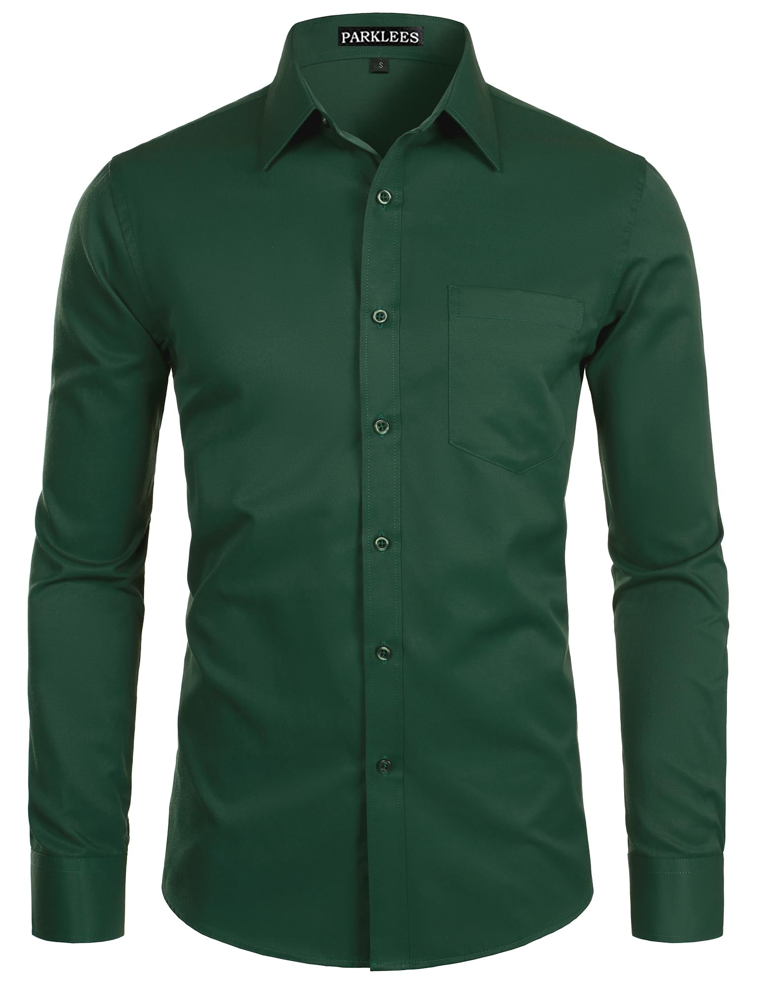 Chemise Homme Coupe Ajustée Vert B