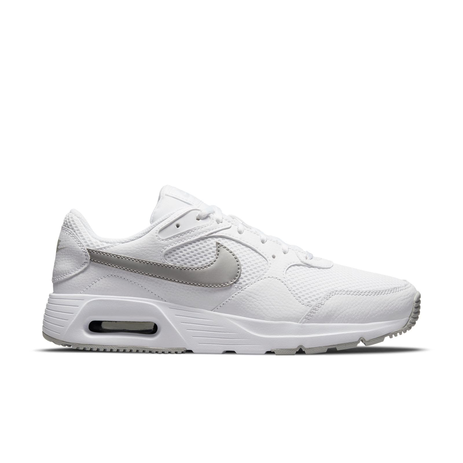Nike Air Max SC Platine Métallique Blanc-100 J