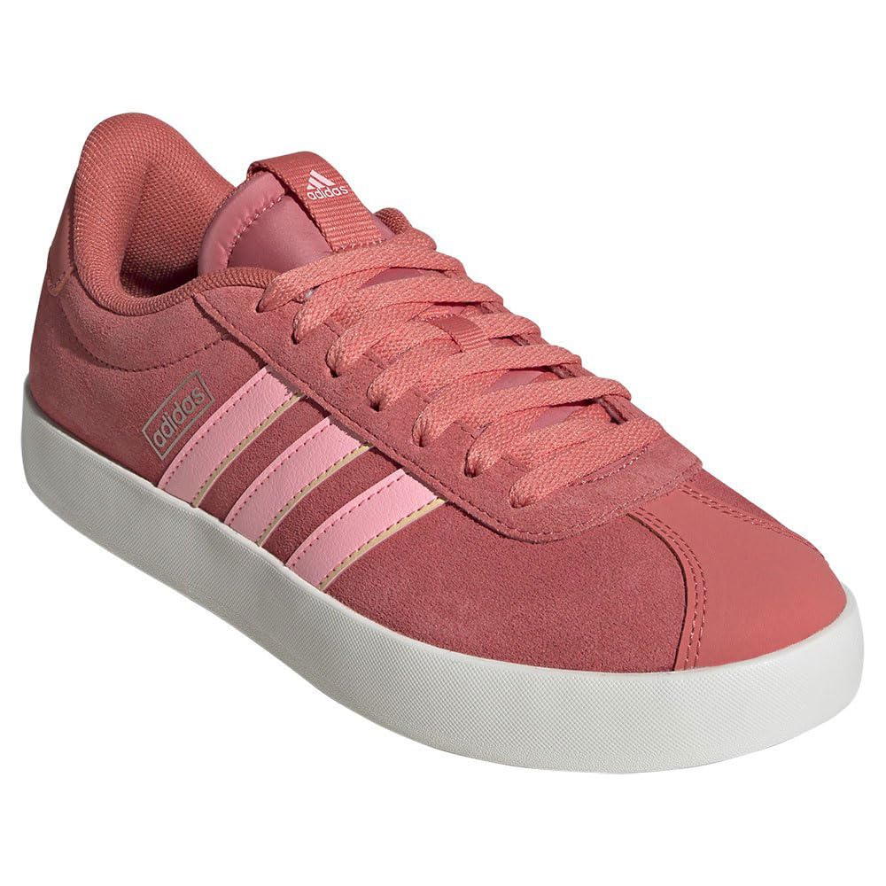 Adidas VL Court 3.0 Femme Scarlet Pink Spark Almost Yellow F