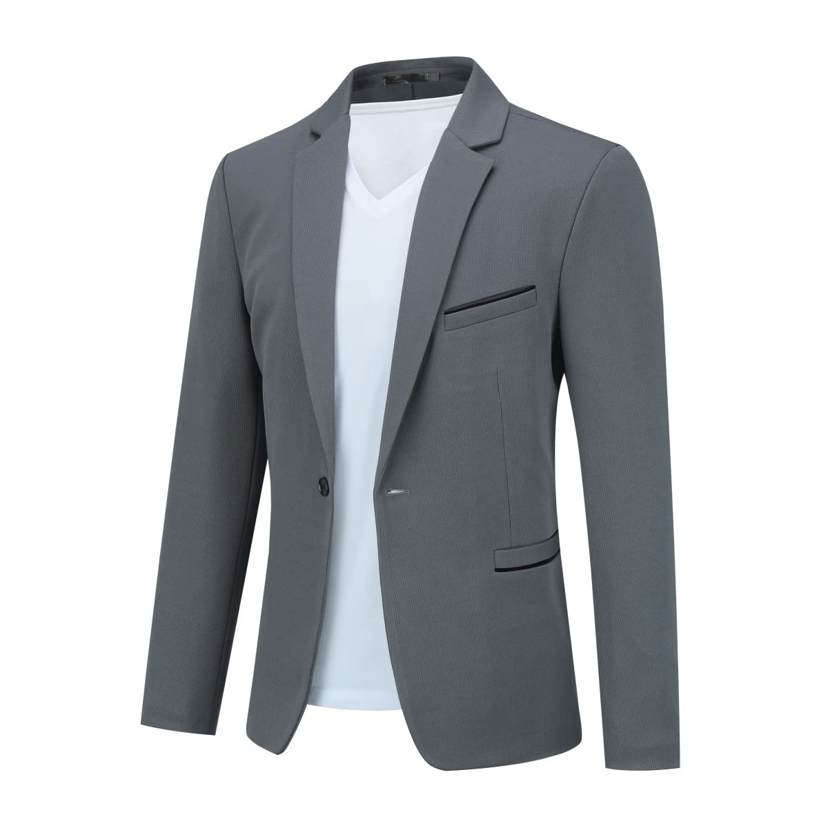 Blazer Homme Slim Fit Gris C