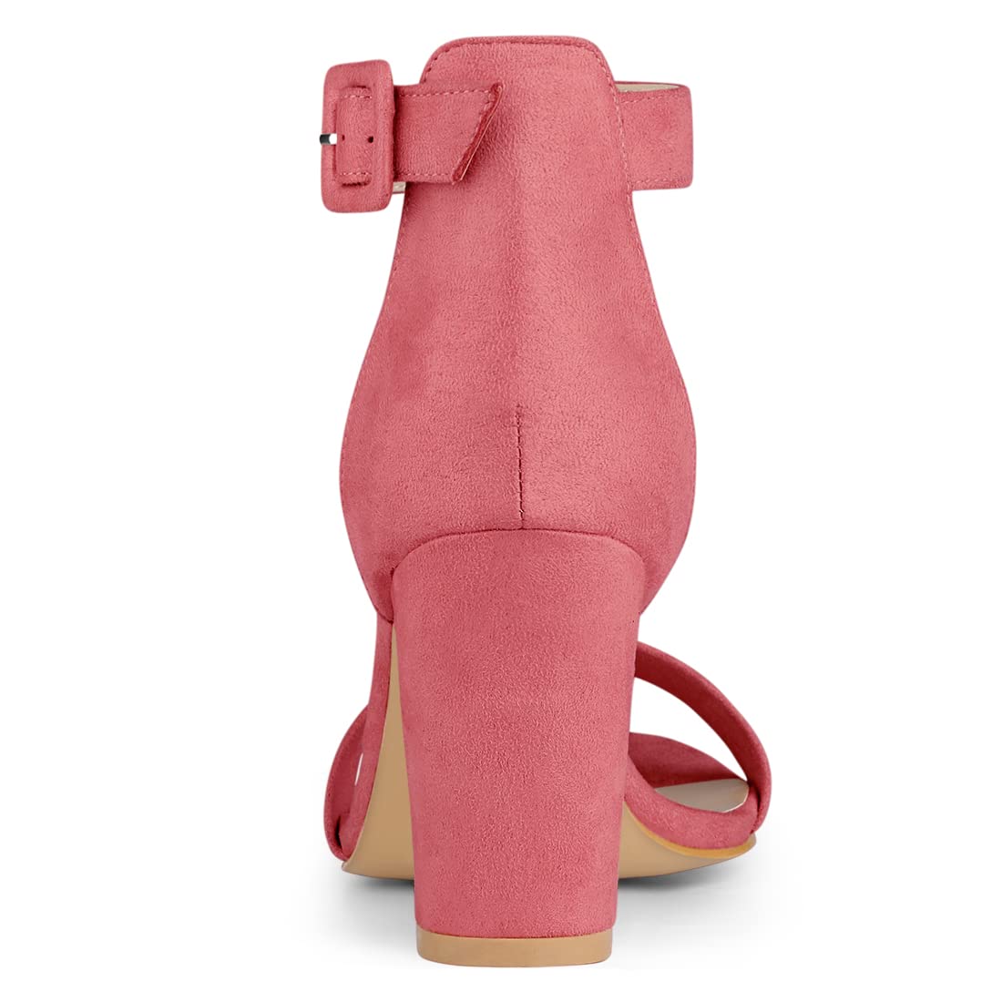 Sandales Femme à Bout Ouvert Rouge Pastèque B