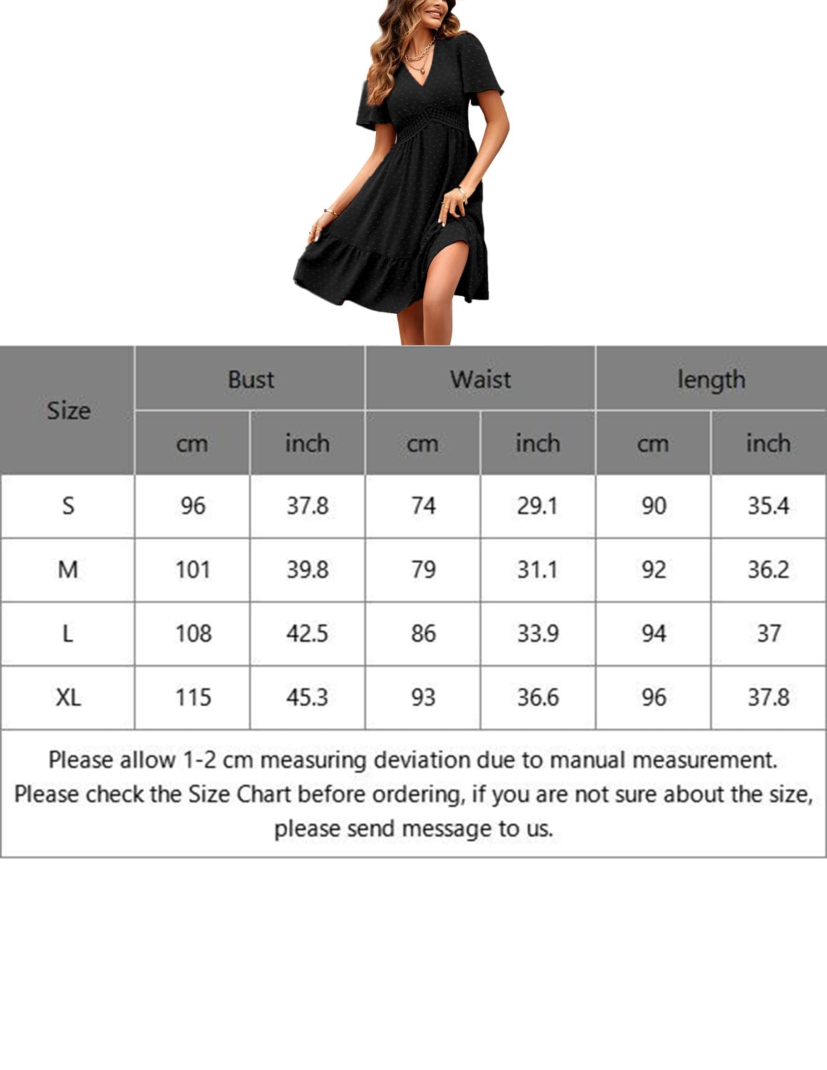 Robe d’Été Femme A-Noir-1 I