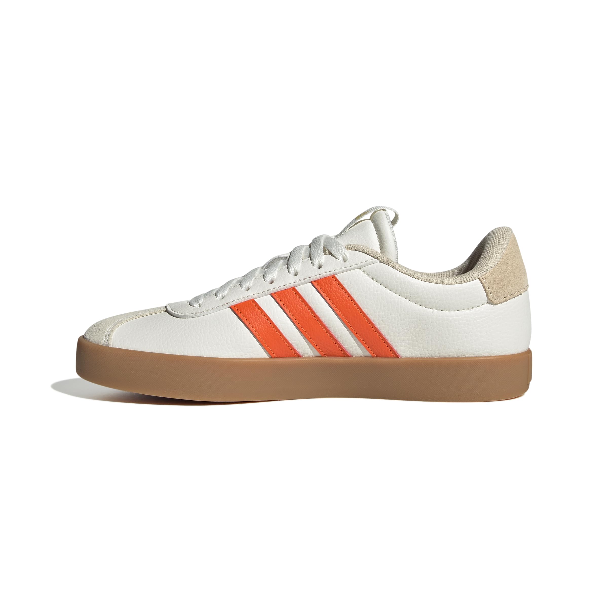 Adidas VL Court 3.0 Femme Core White Impact Orange Gold Met F