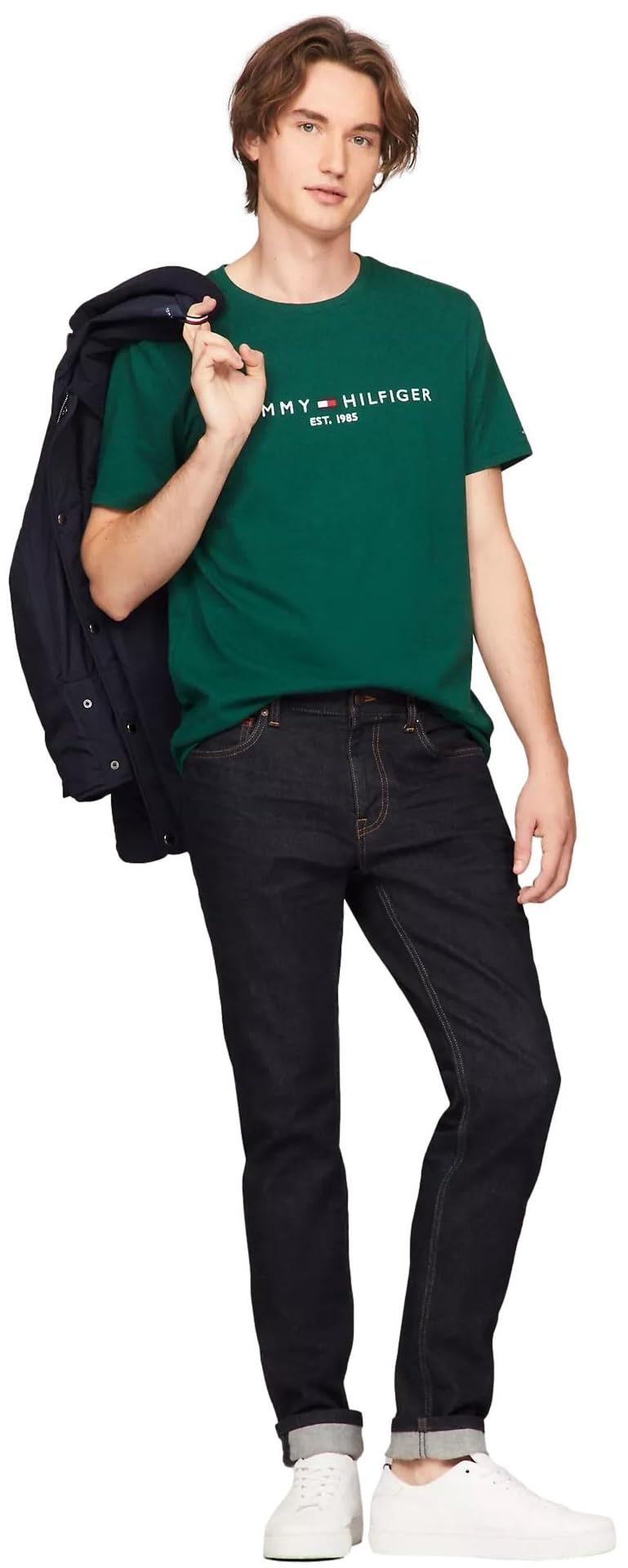 T-Shirt Tommy Hilfiger Vert Chasseur F