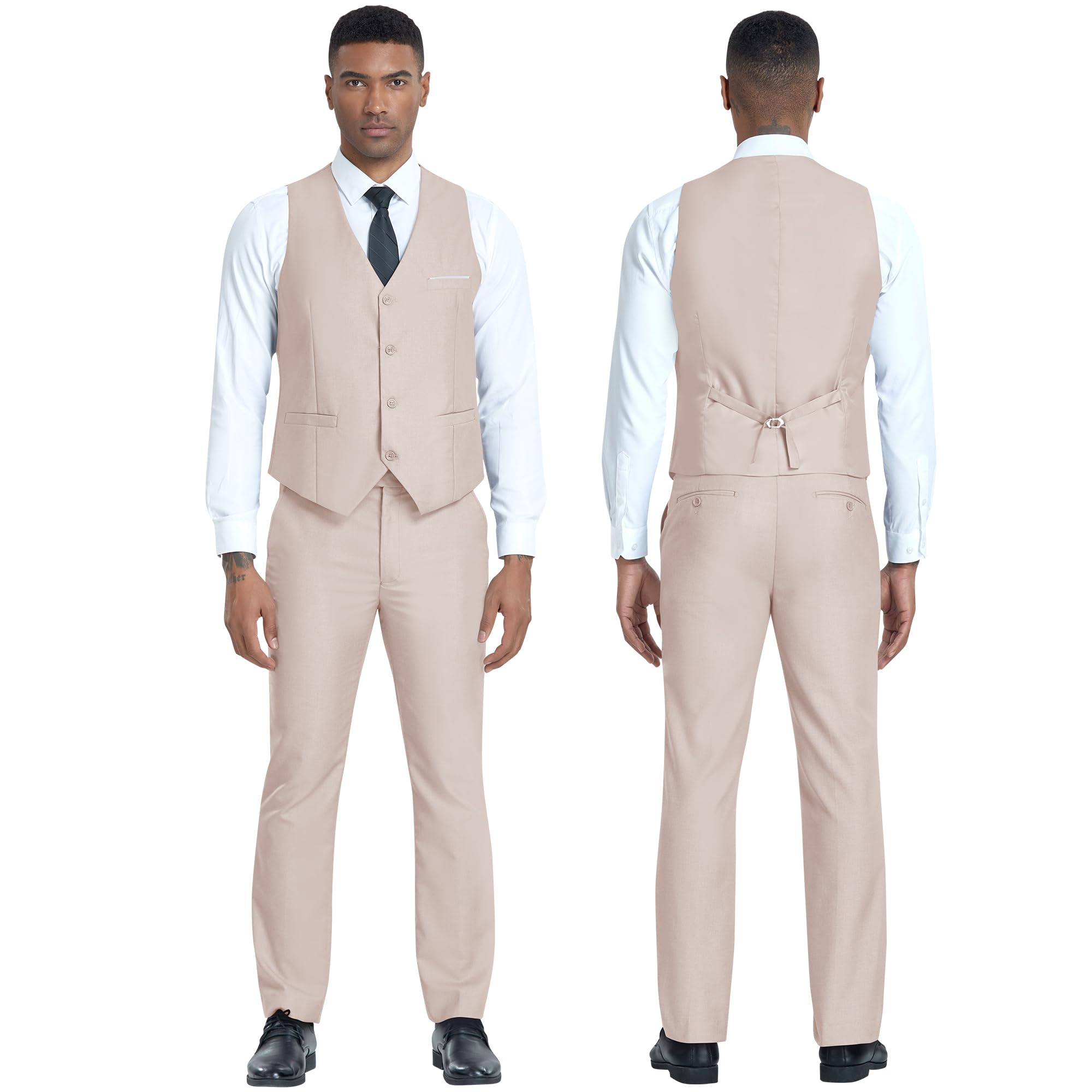 Costume Homme 3 Pièces Beige H