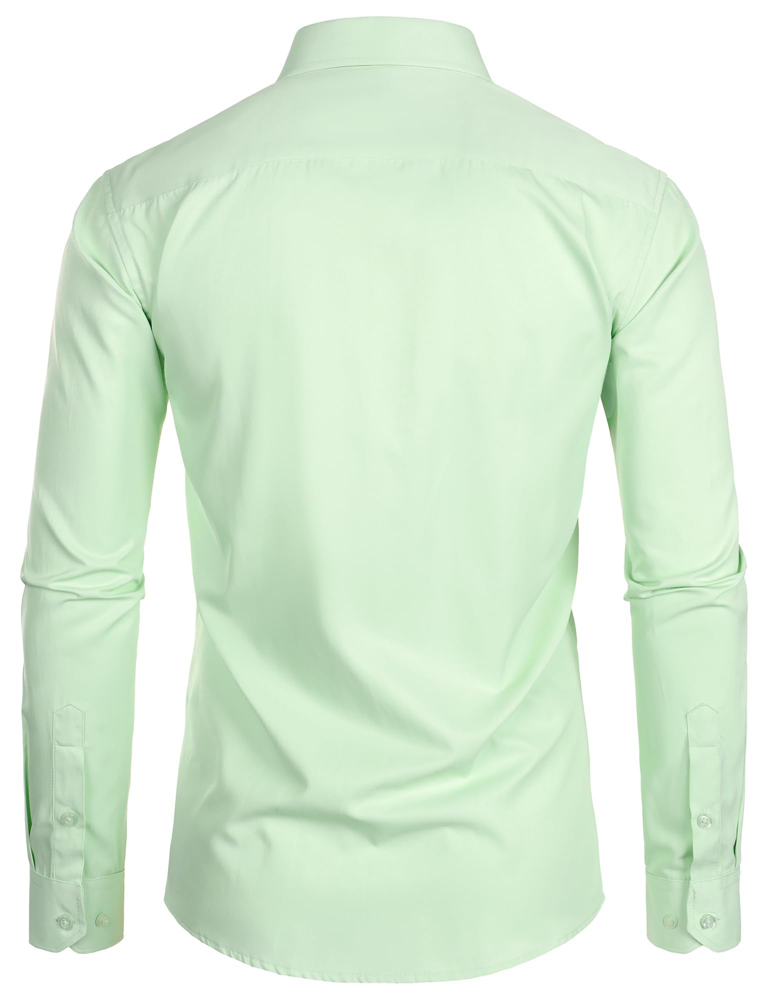 Chemise Homme Coupe Ajustée Vert Menthe B