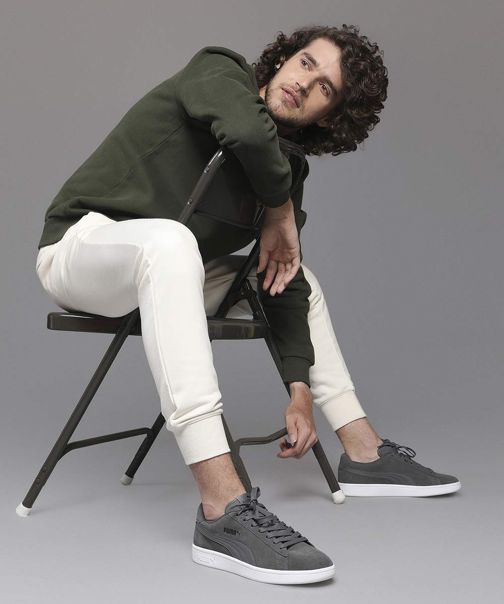 PUMA Smash Castlerock Black White B