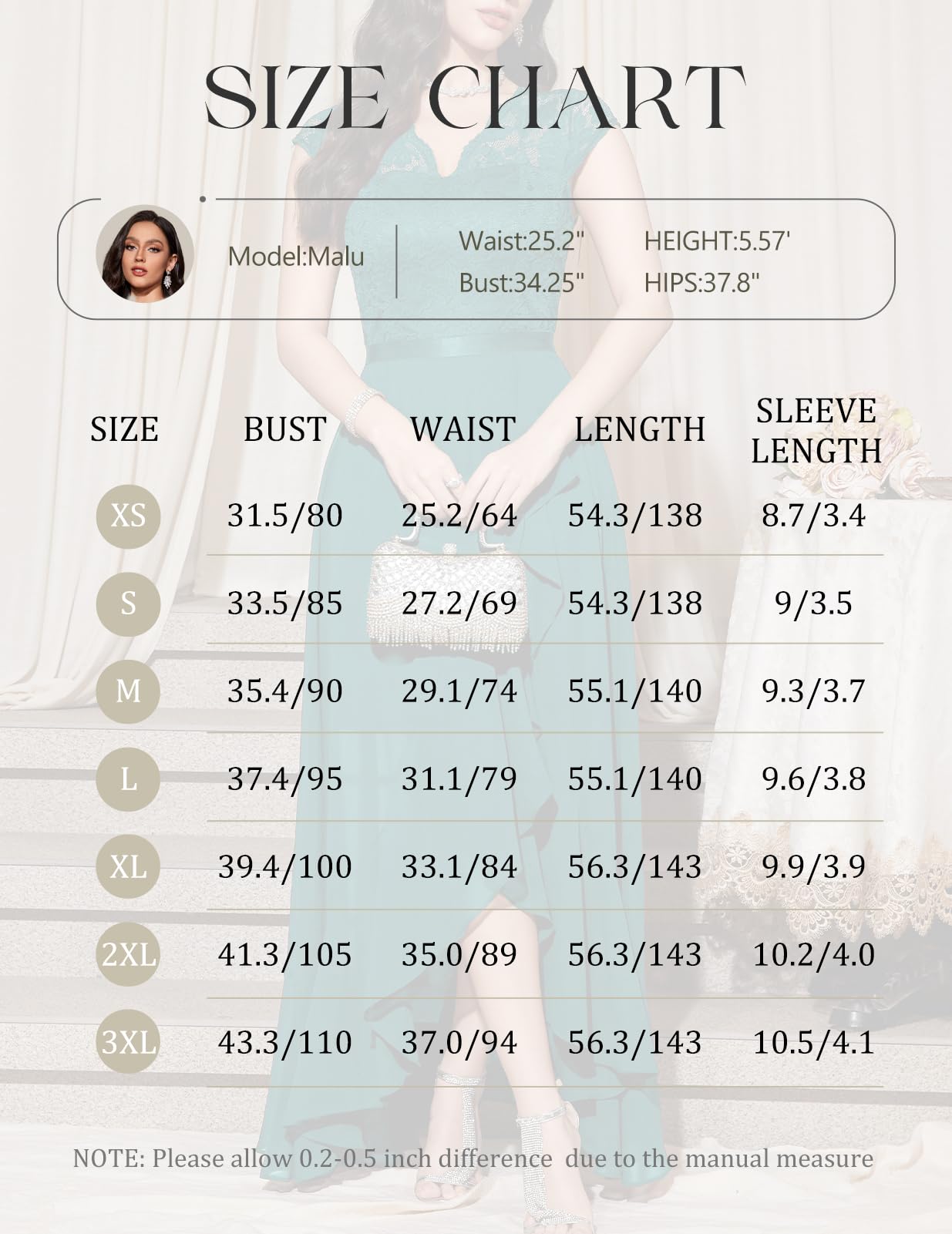 Robe Longue de Soirée Turquoise H