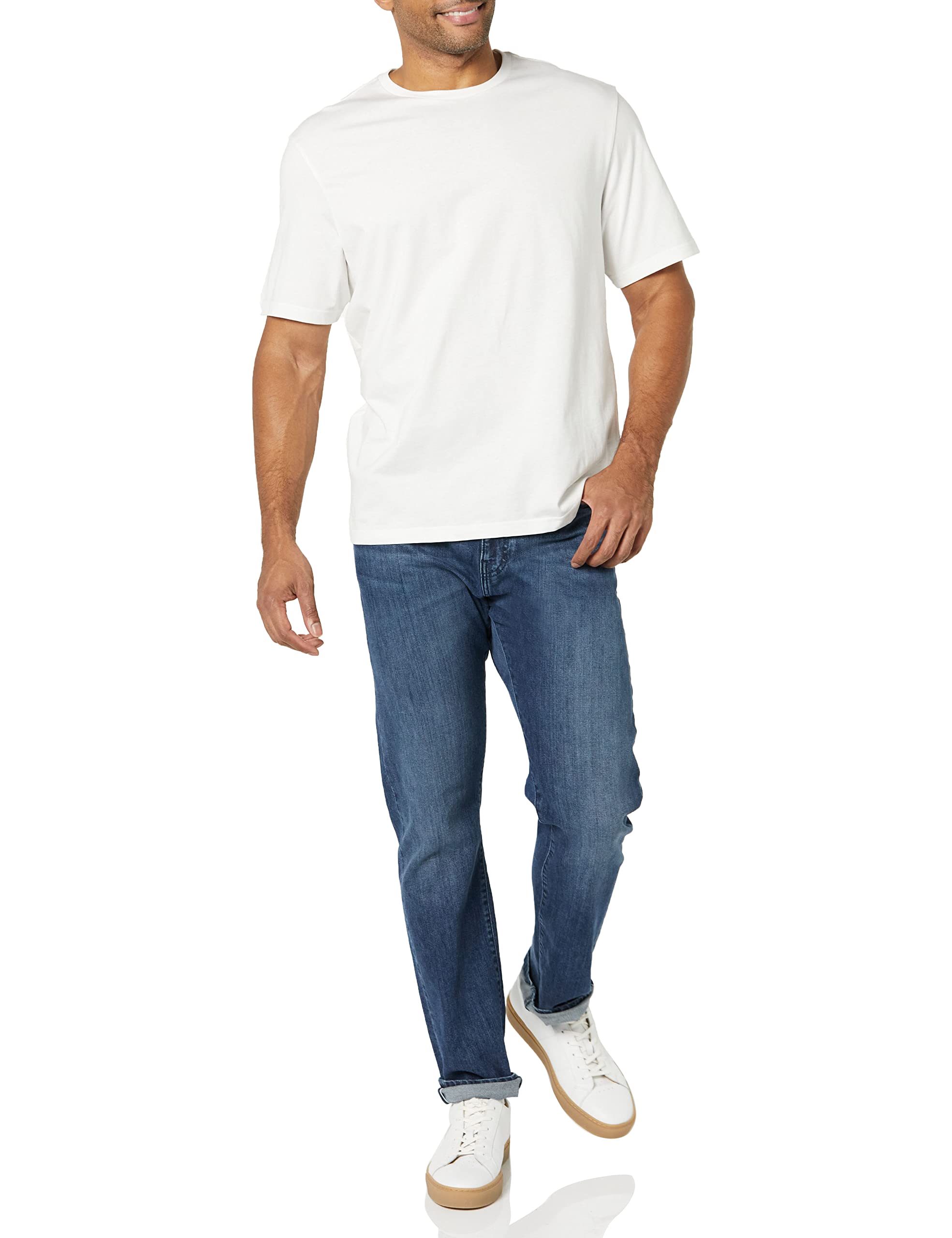 T-shirt Homme Confortable Blanc imprimé Ananas Blanc Vif I