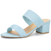 Sandales Femme Bout Ouvert Bleu Ciel E