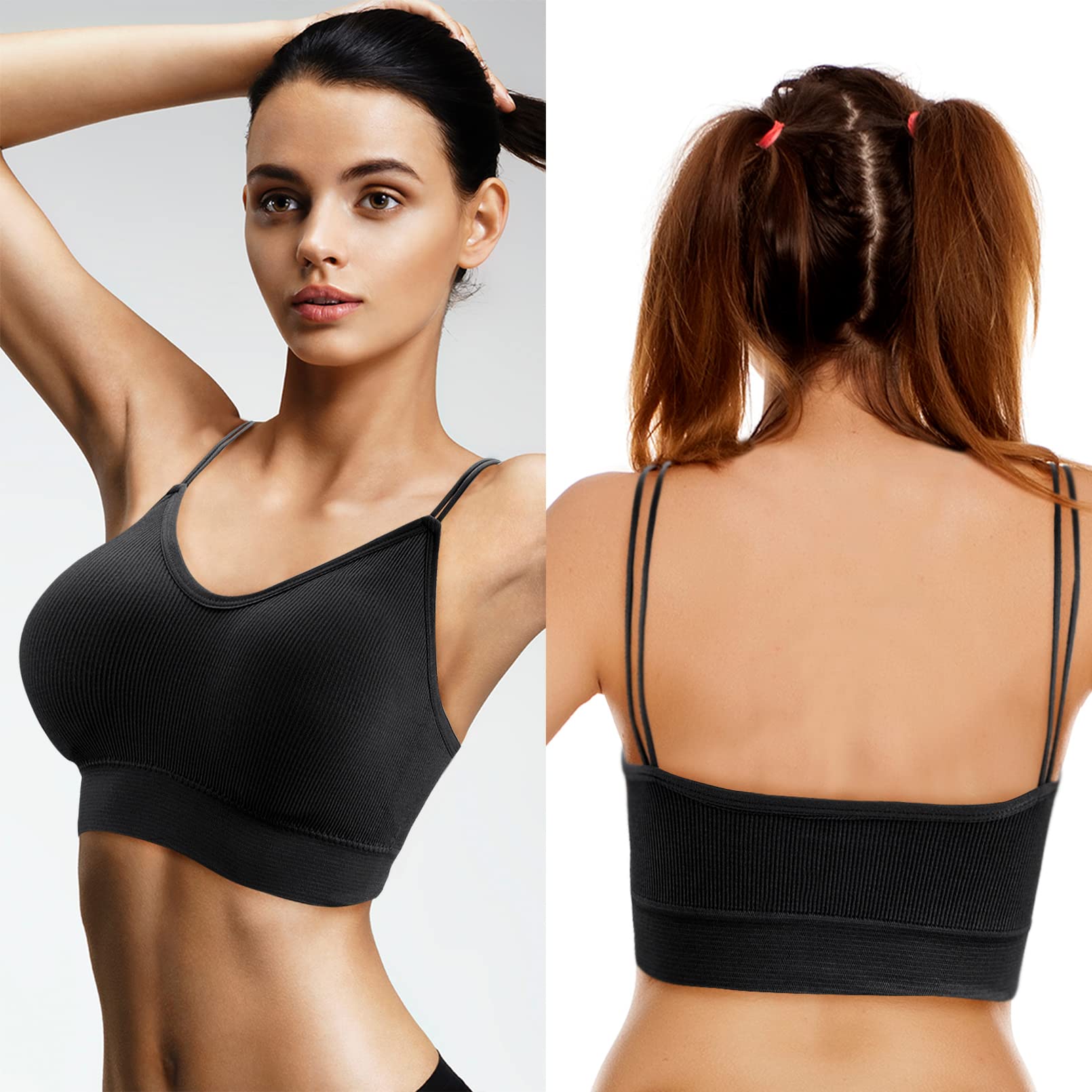 Lot de 5 Bralettes Rembourrées 4-Mélangées F