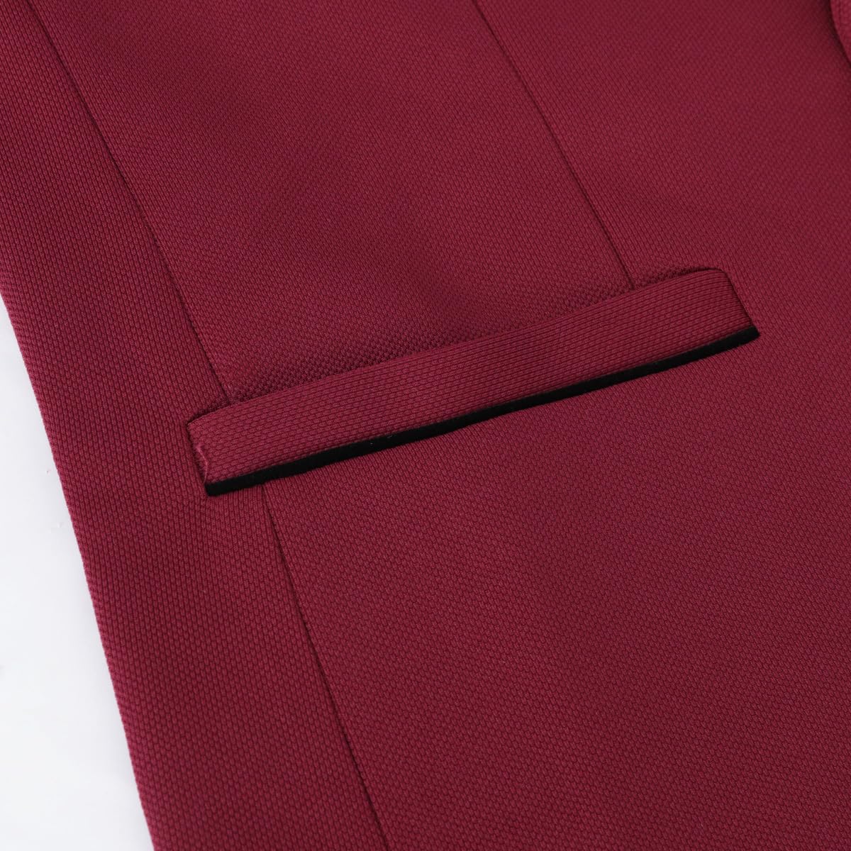 Blazer Homme Slim Fit Vin Rouge C