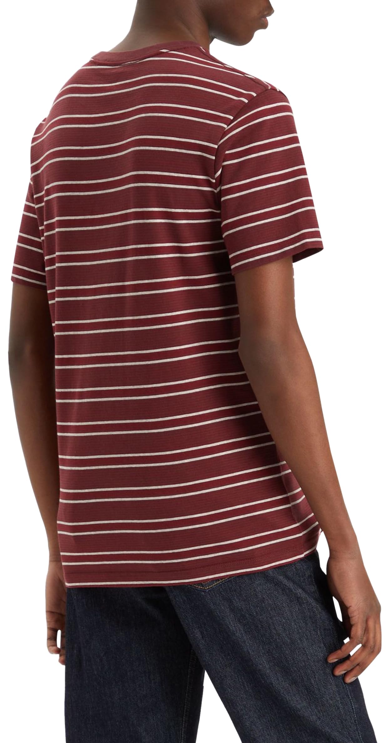 T-Shirt Levi’s Original Trailhead Strip Red Mohagany H