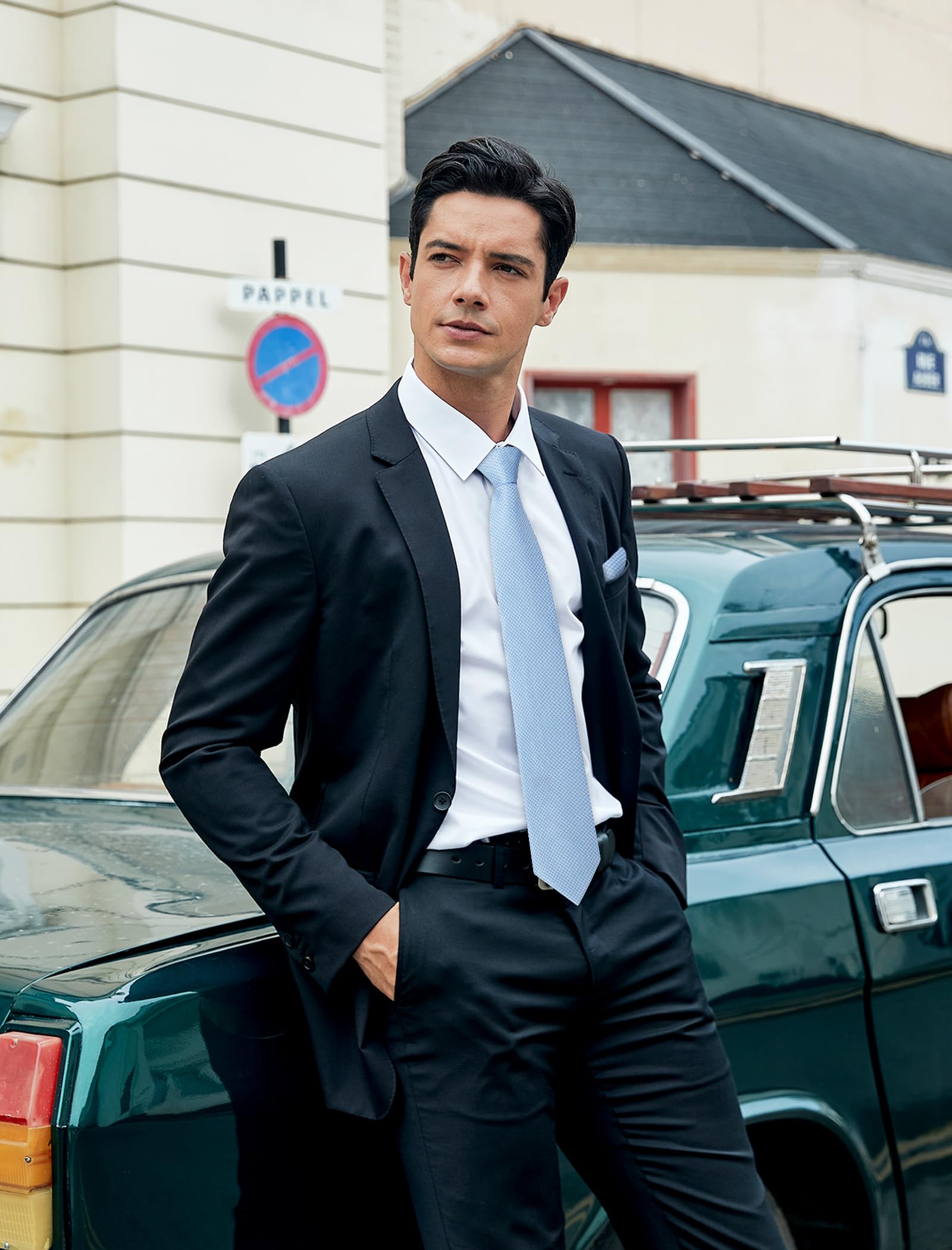 Lot 3 PCS Cravates Homme 1HT-8S E