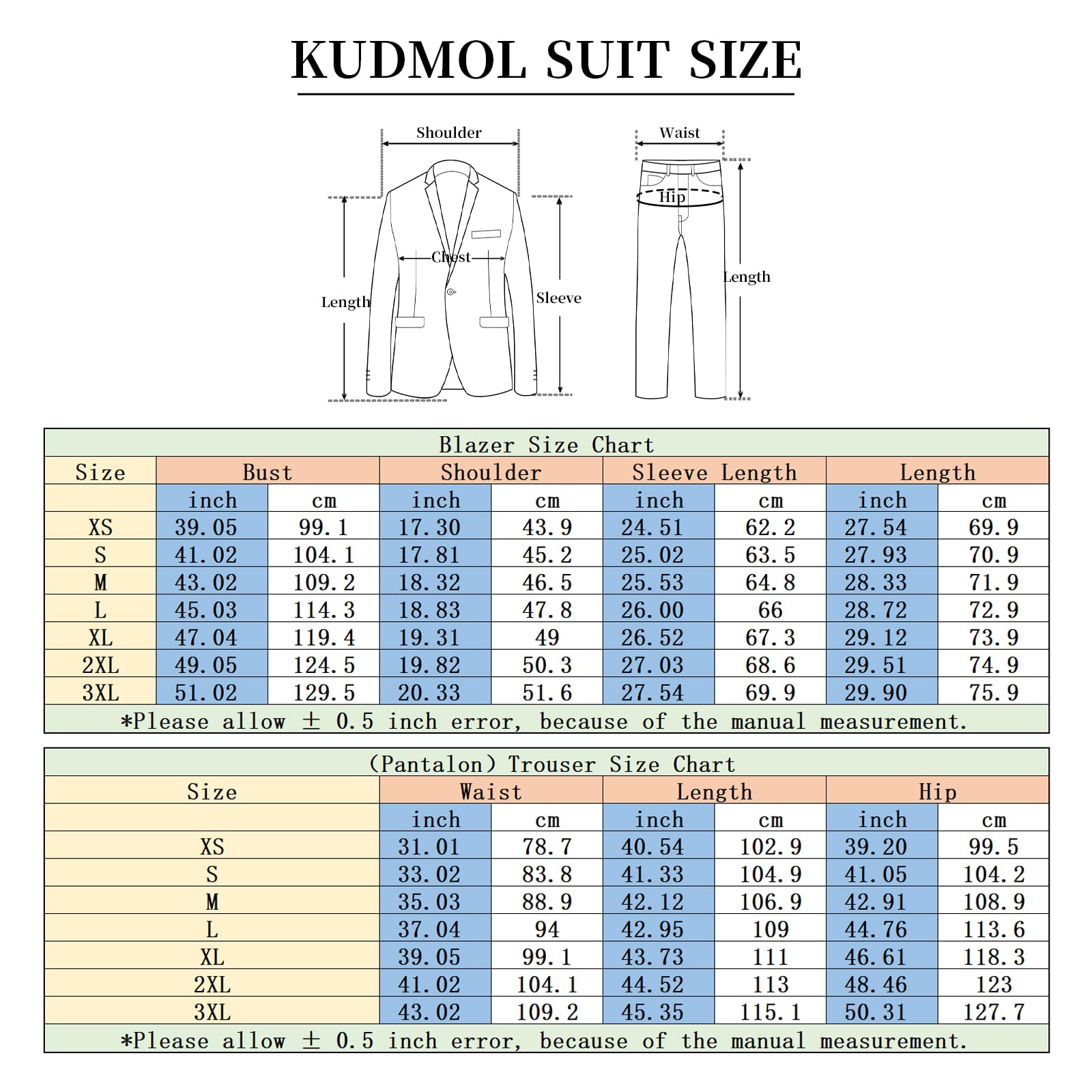 Costume Homme 2 Pièces Bleu Marin I