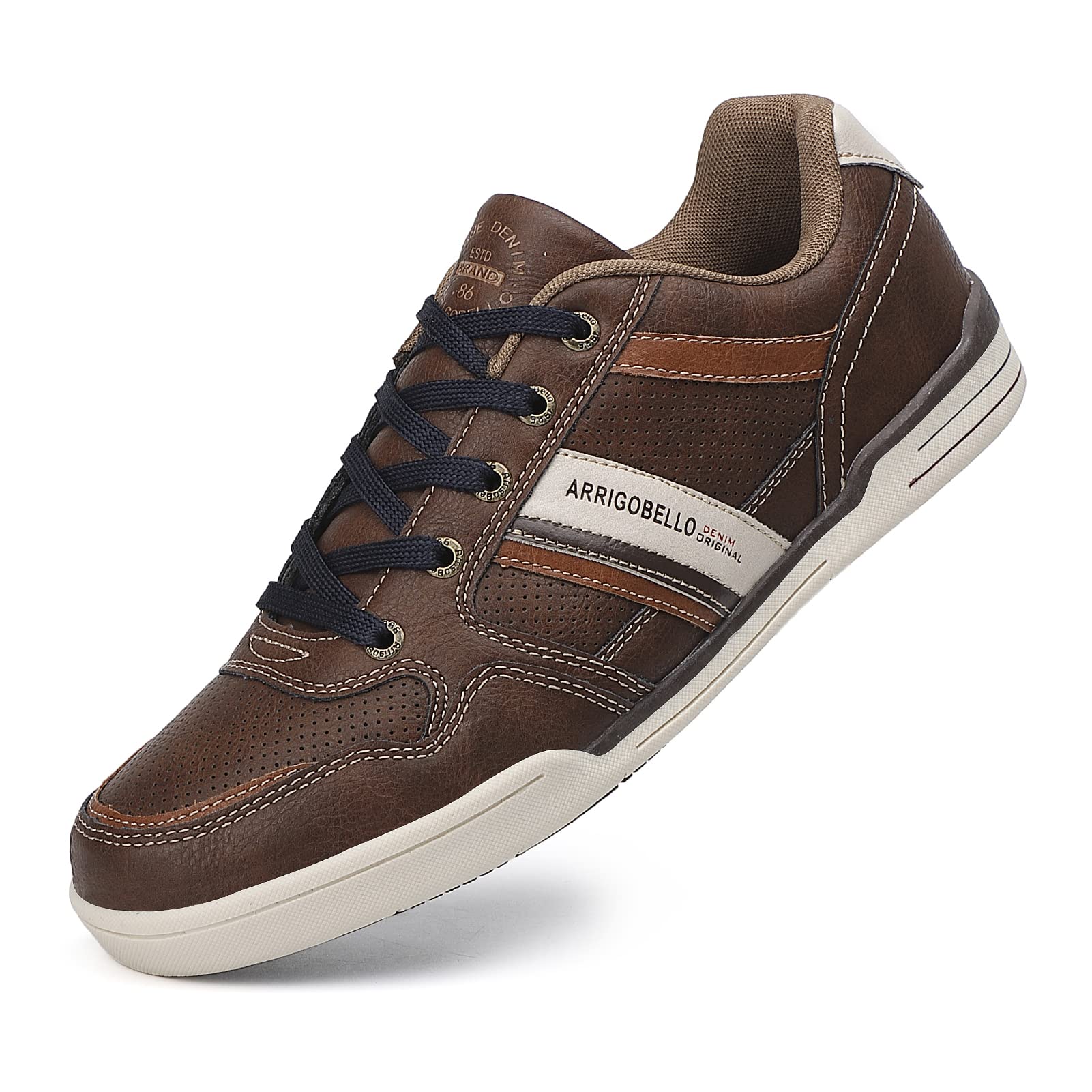 Baskets Homme Ville Casual F Marron H