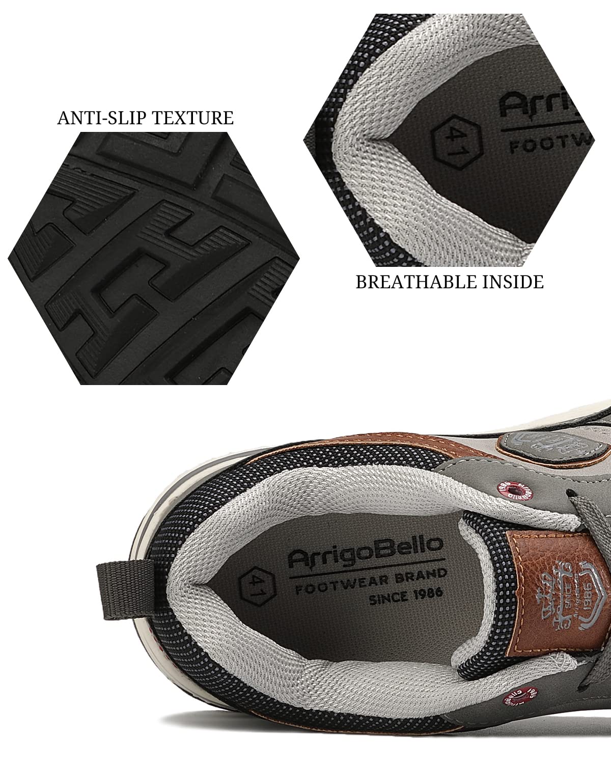 Baskets Homme D Gris-3 G