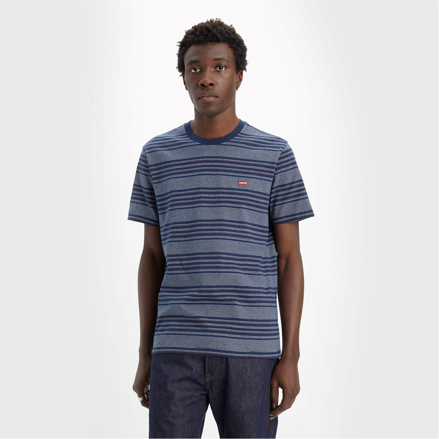 T-Shirt Levi’s Original Collum Strip Dress Blues H