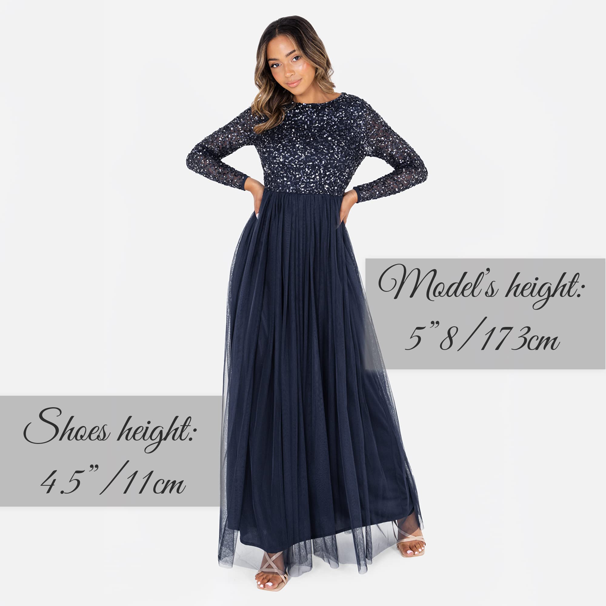 Robe Demoiselle d’Honneur Bleu Marine C