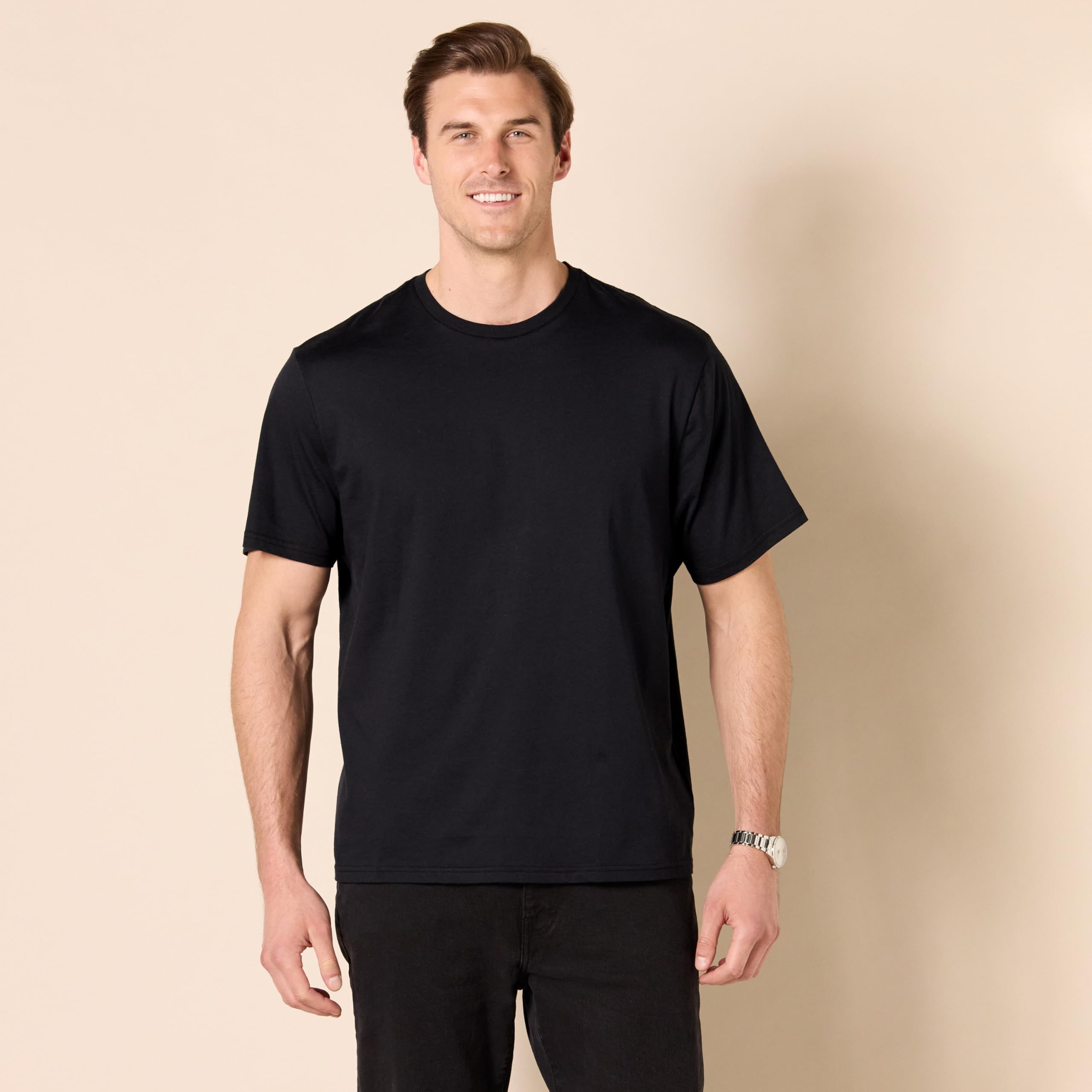 T-shirt Homme Confortable Noir I